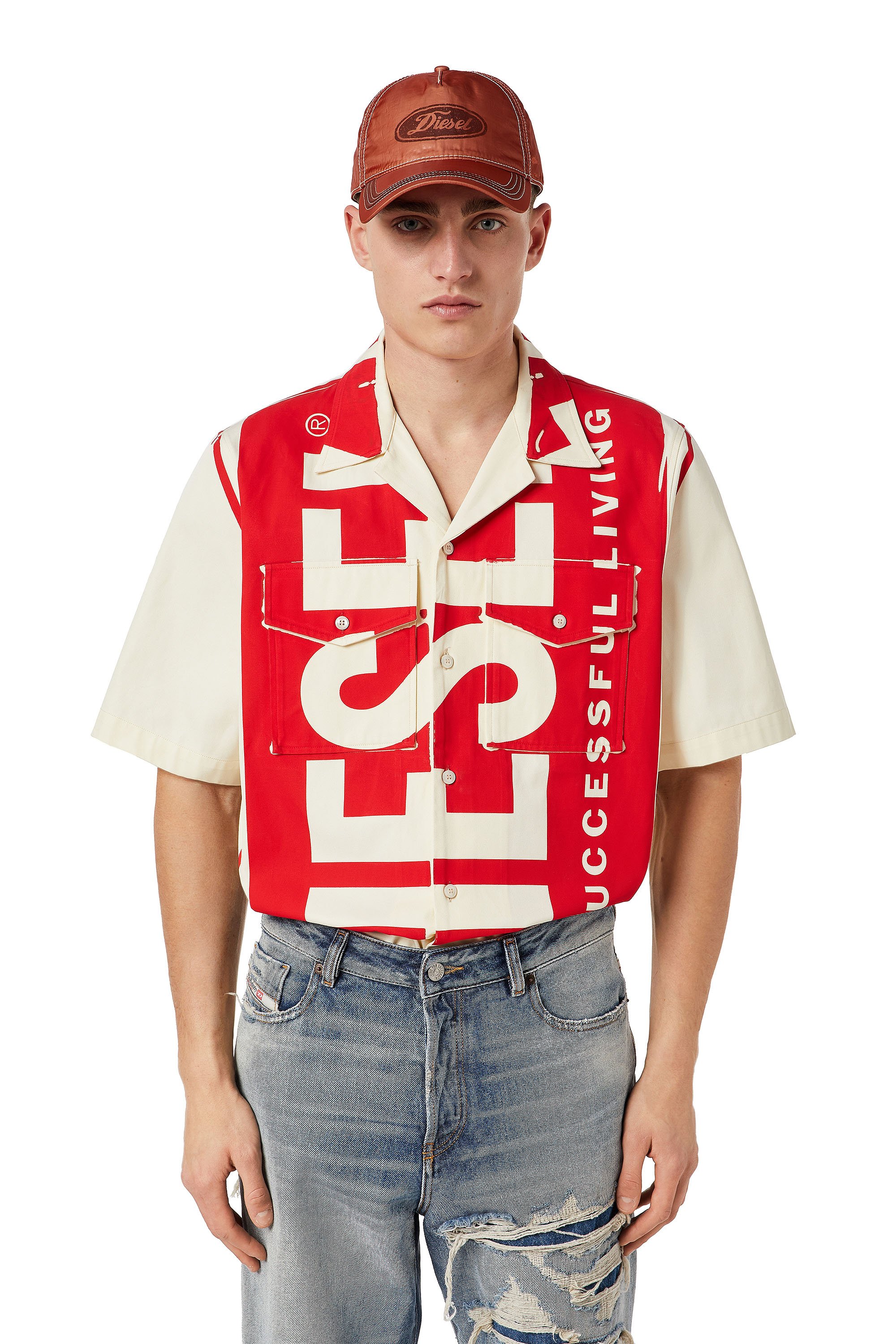 Diesel - S-MAC-A, White/Red - Image 2