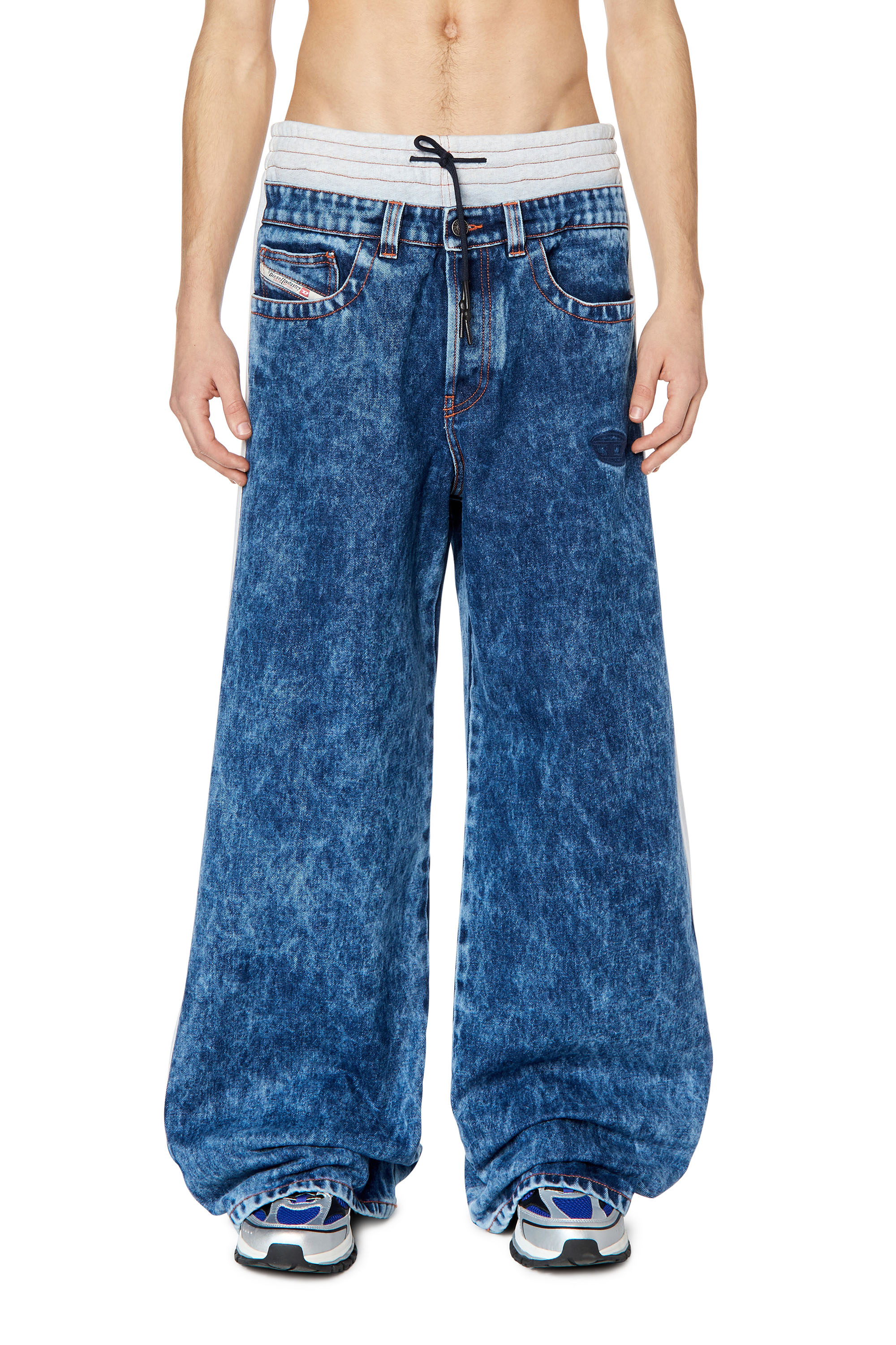 Diesel - Straight Jeans D-Seri 0EMAW, Medium blue - Image 1