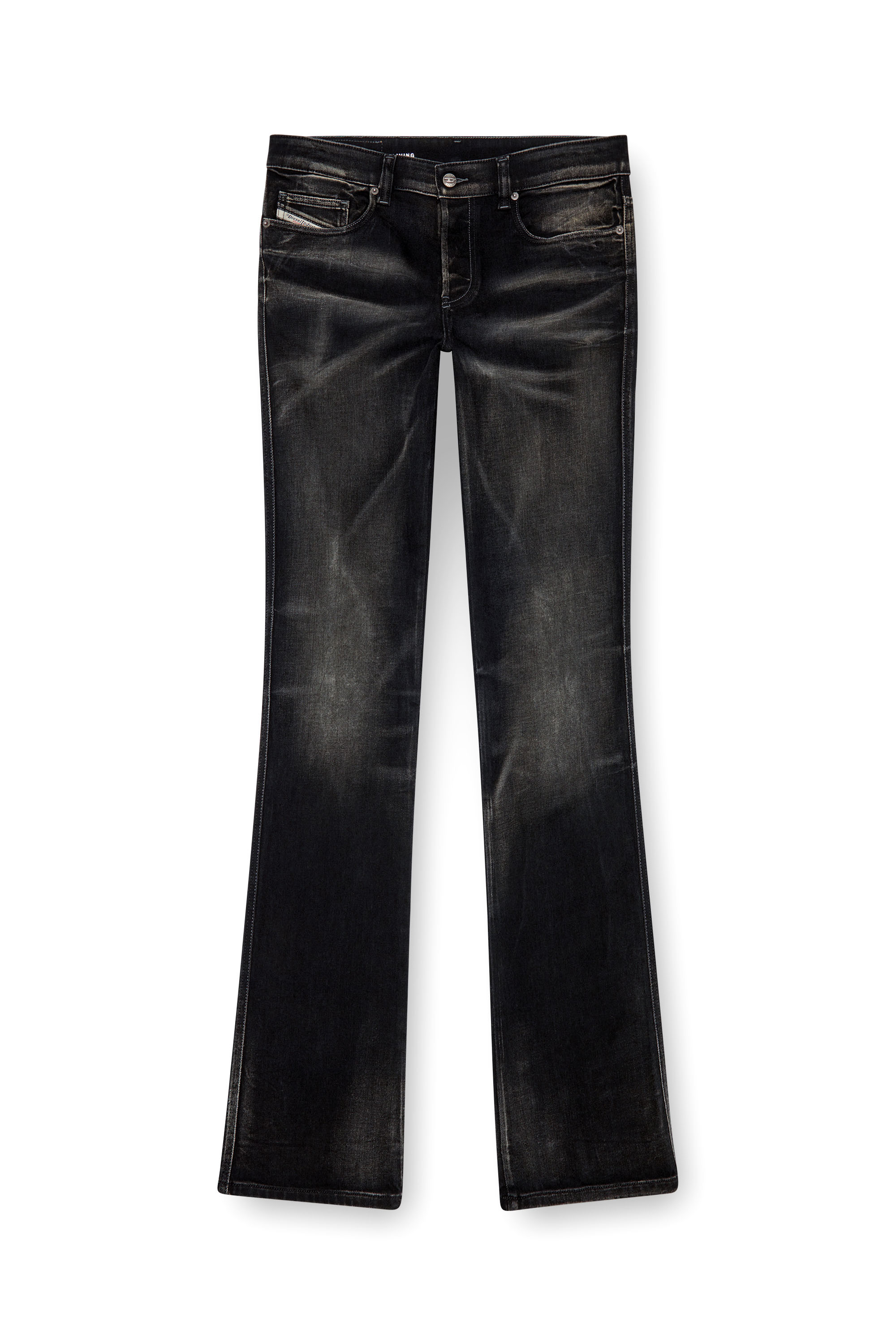 Diesel - Man's Bootcut Jeans 1998 D-Buck 09J53, Black/Dark grey - 3