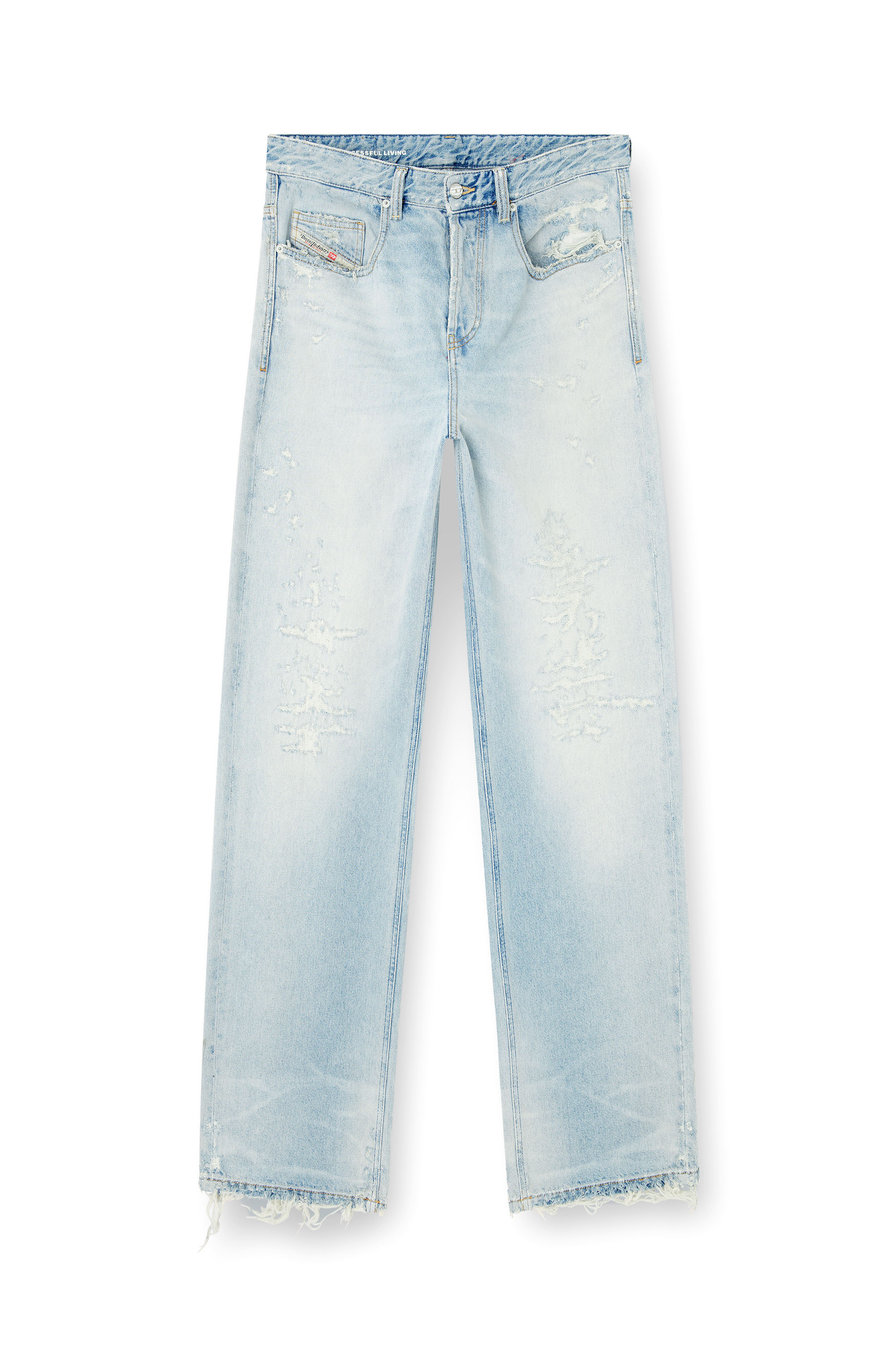 Diesel - Man's Relaxed Jeans 2001 D-Macro 09M53, Light Blue - 2