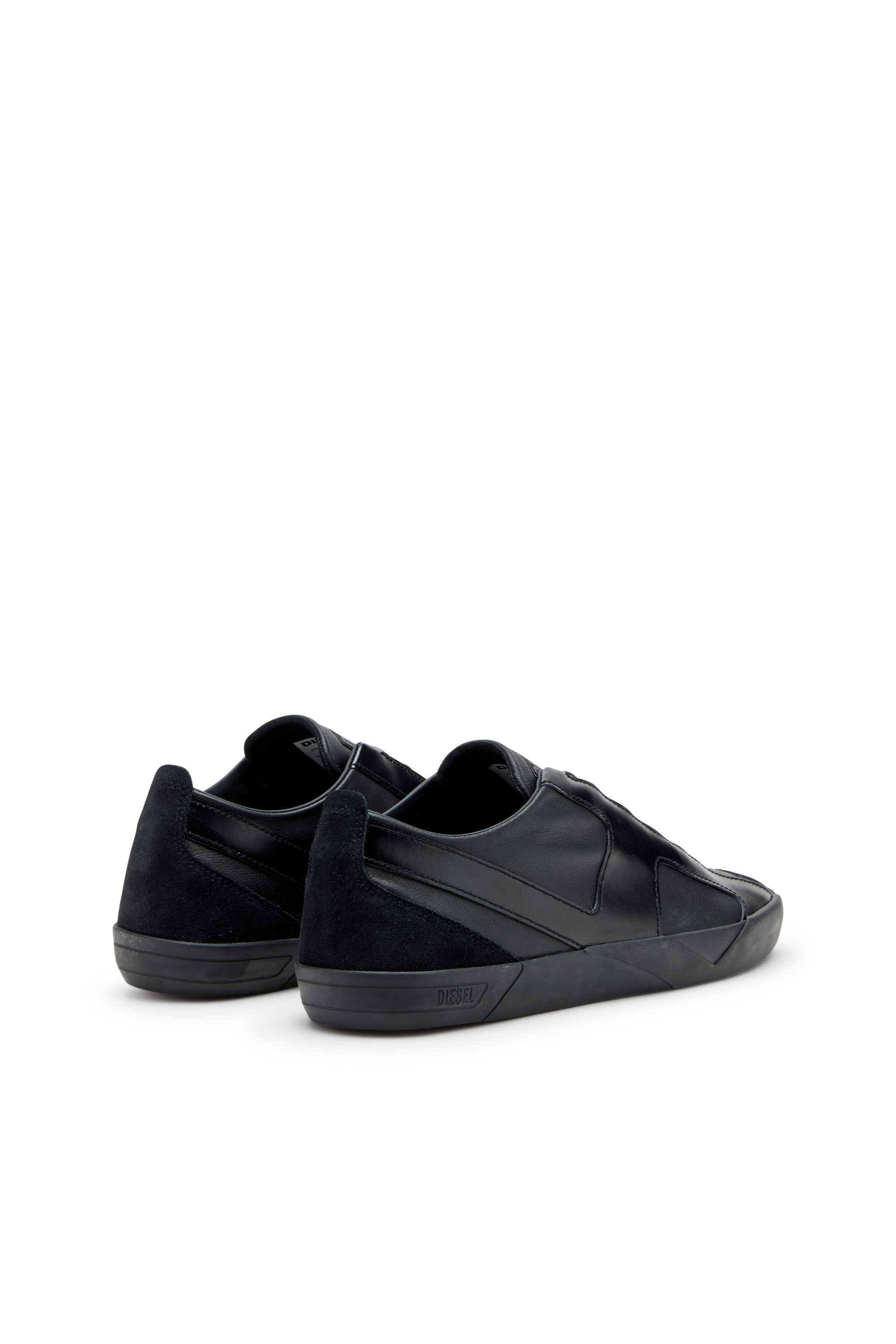 Diesel - S-SLANTE-D LOW, Man's S-Slante-D-Sneakers in suede and leather with D logo in null - 3