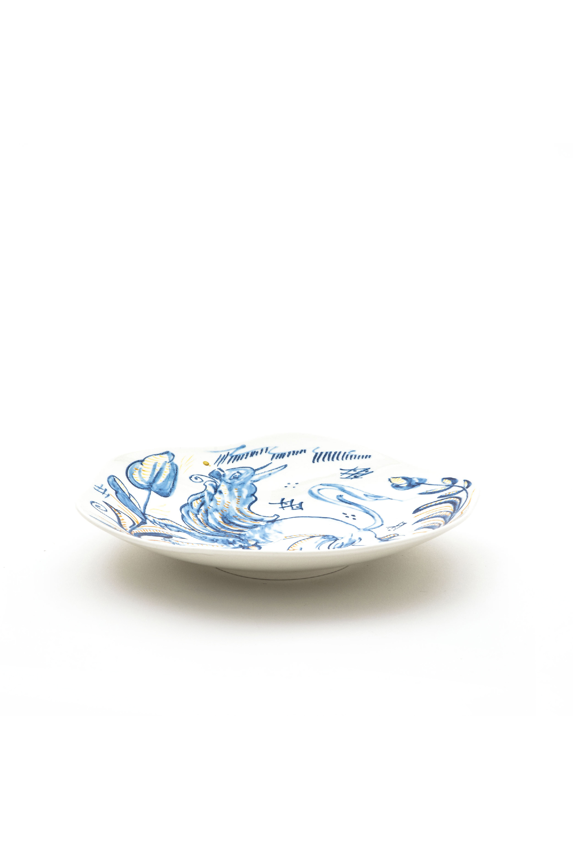 Diesel - 11225 SOUP PLATE IN PORCELAIN "CLASSIC O, Unisex Pocelain soupe plate in Multicolor - Image 3