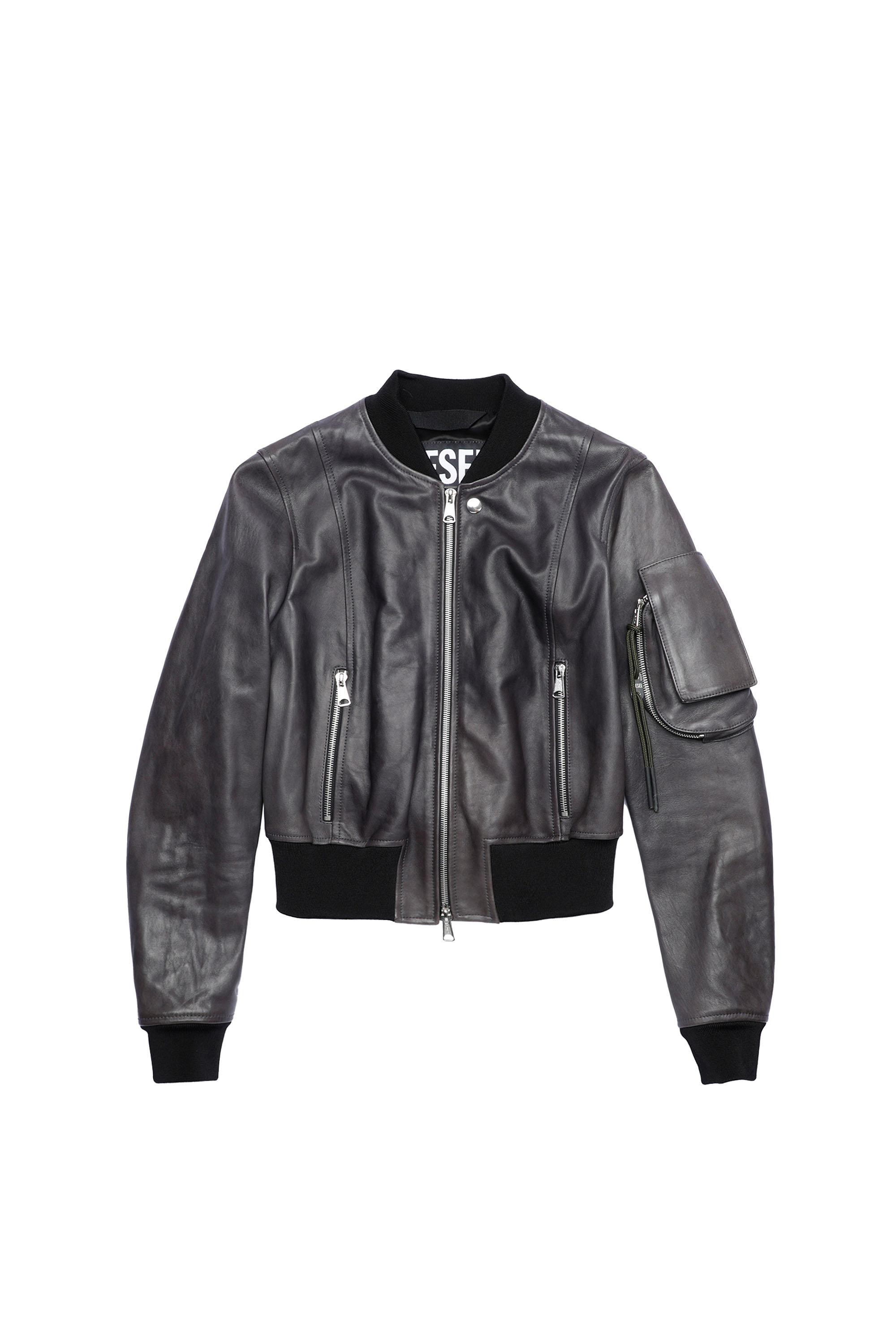 L-ELIA, Black - Leather jackets