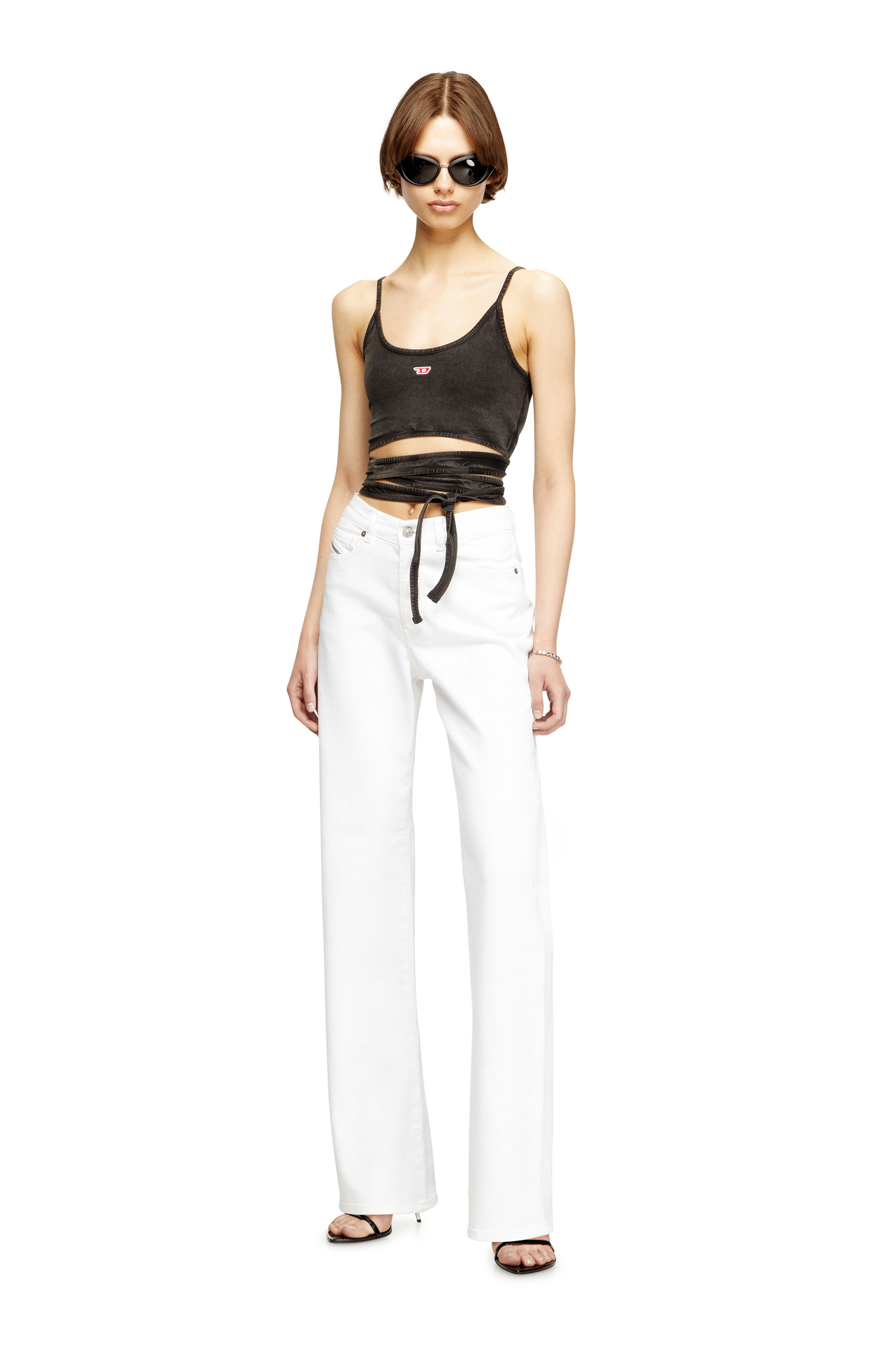 Regular Jeans 1971 D-Sent 09K05, White Diesel - Woman's Regular Jeans 1971 D-Sent 09K05, White - 1