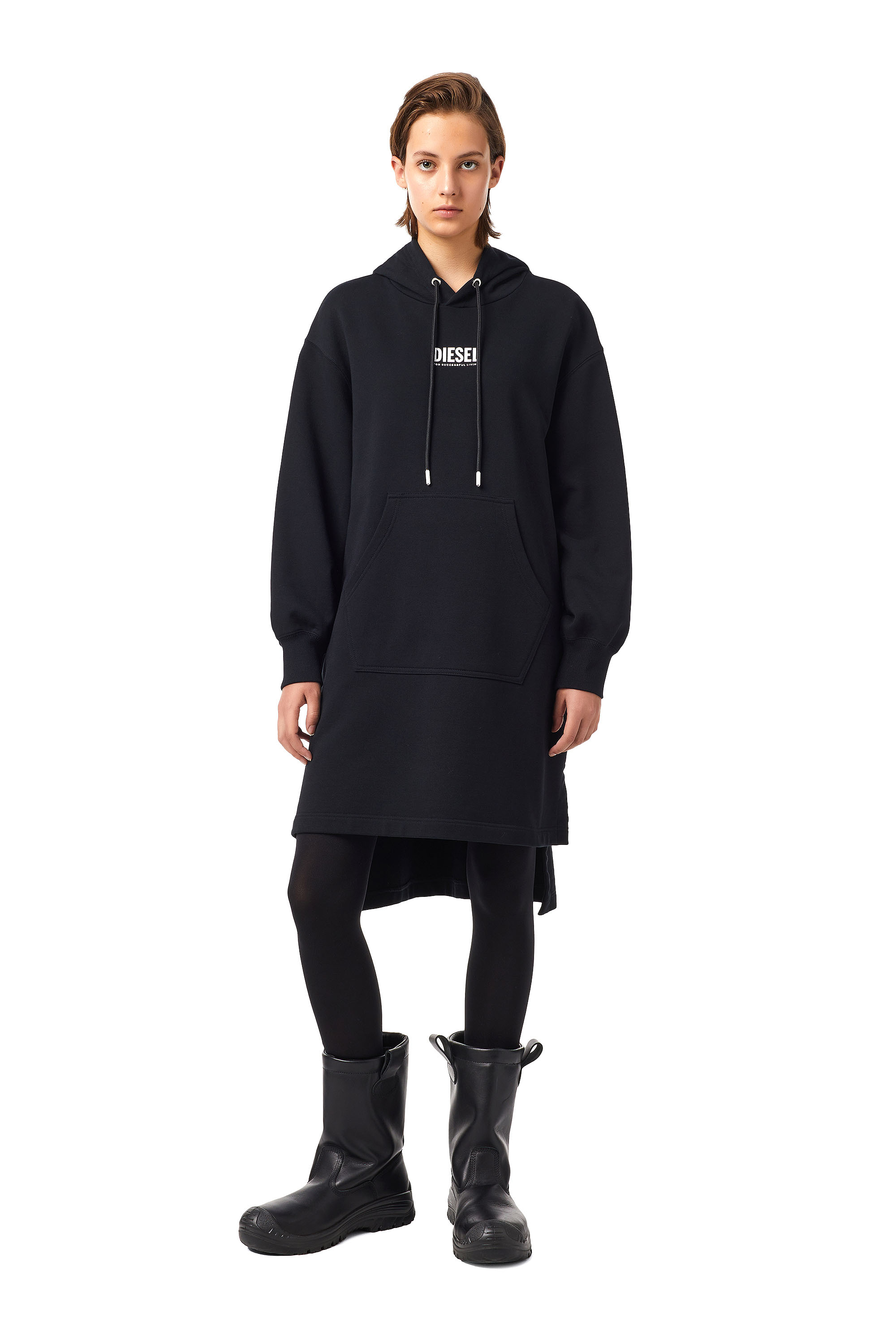 D-ILSE-ECOSMALLOGO, Black - Dresses
