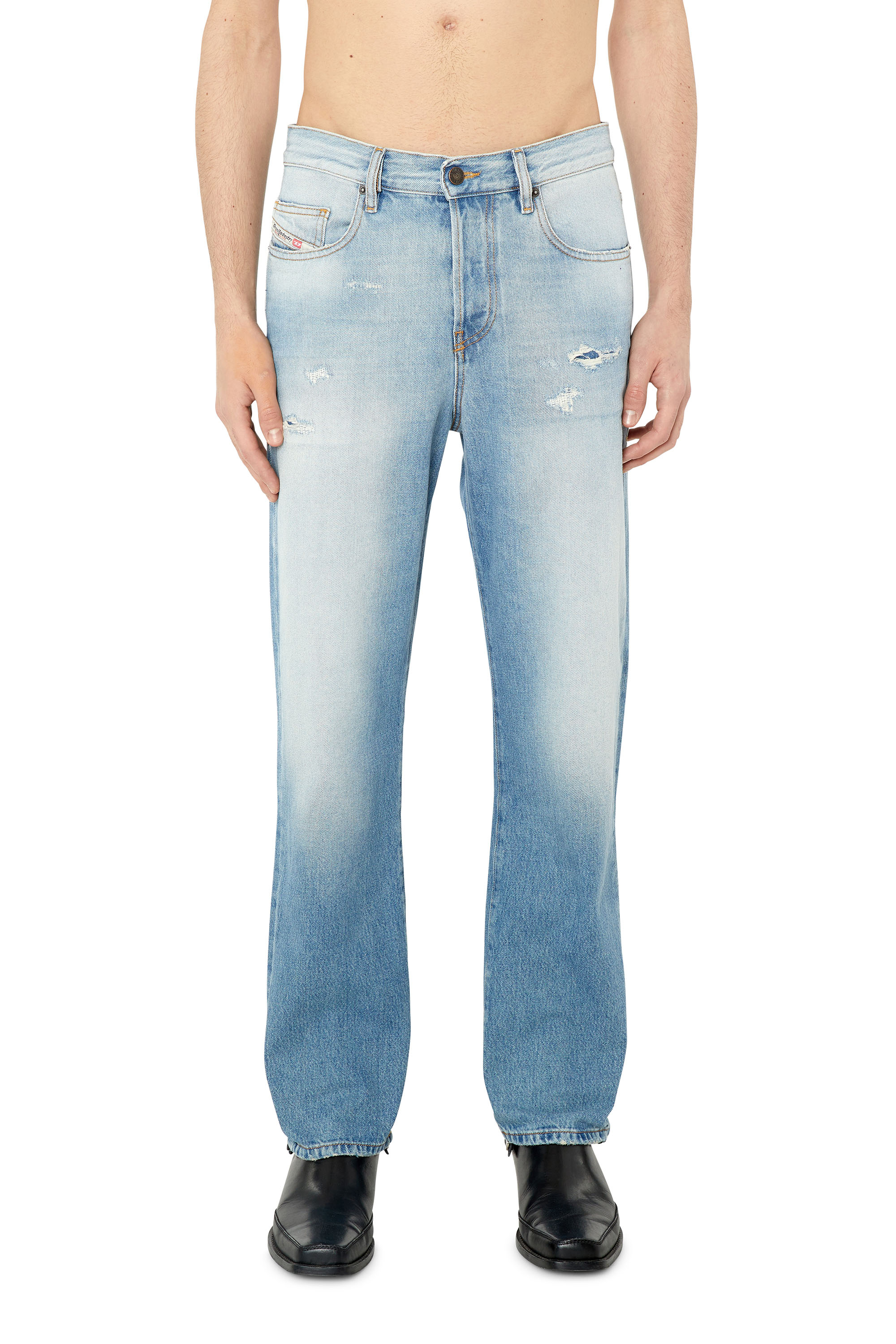 Diesel - Straight Jeans 2020 D-Viker E9C15, Light Blue - Image 2