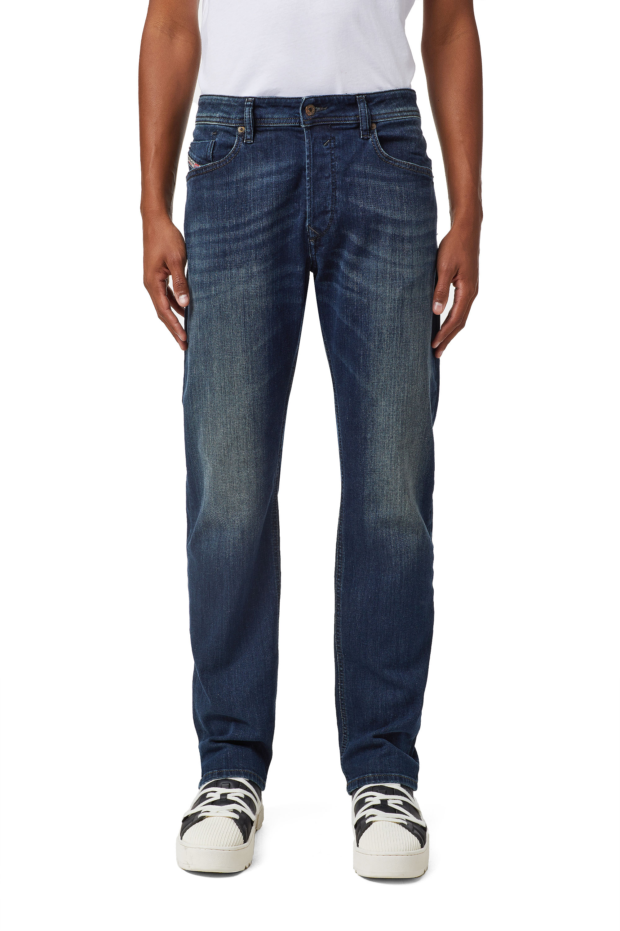 Waykee 0814W Men: Straight Dark blue Jeans | Diesel