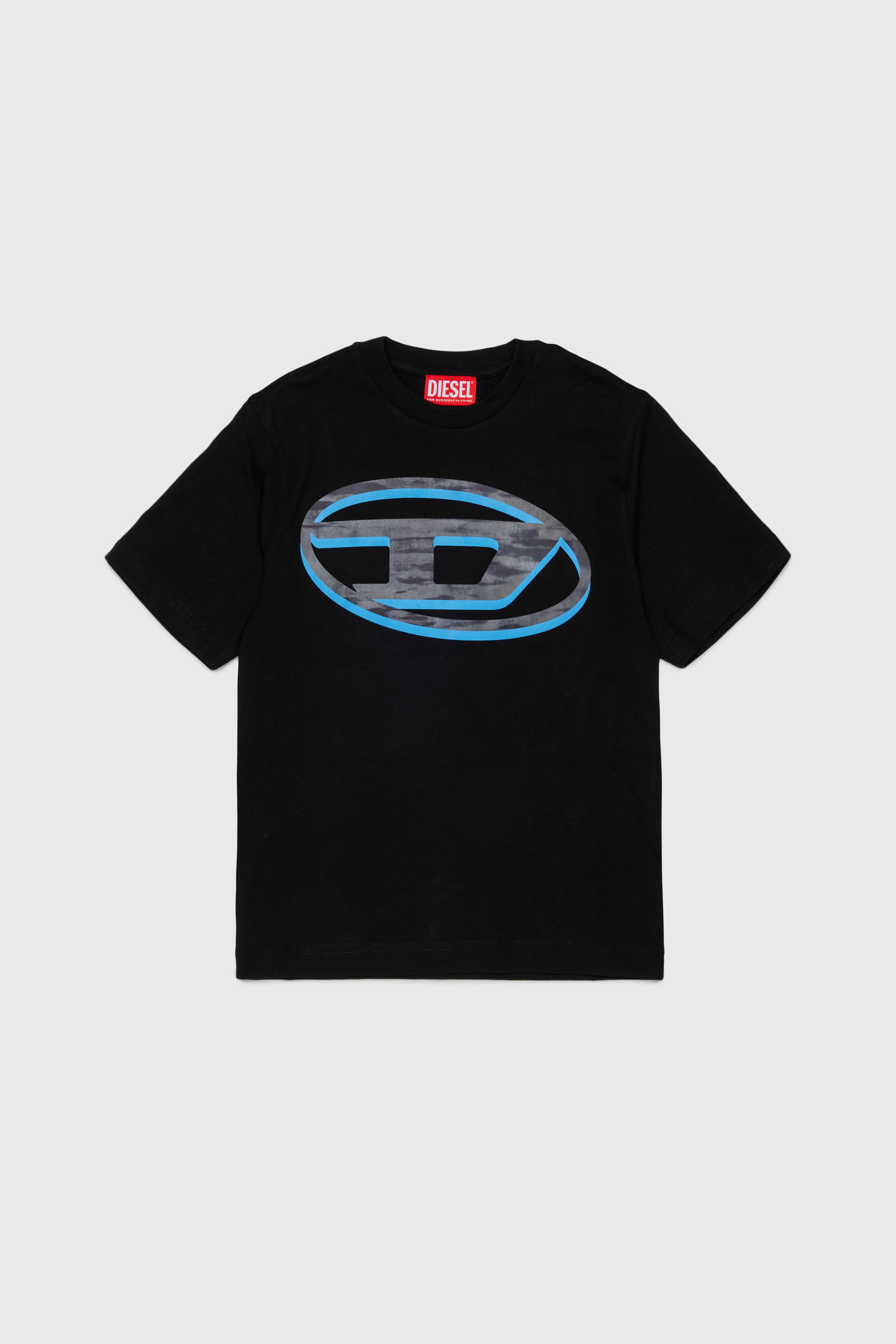 T-shirt with two-tone Oval D print