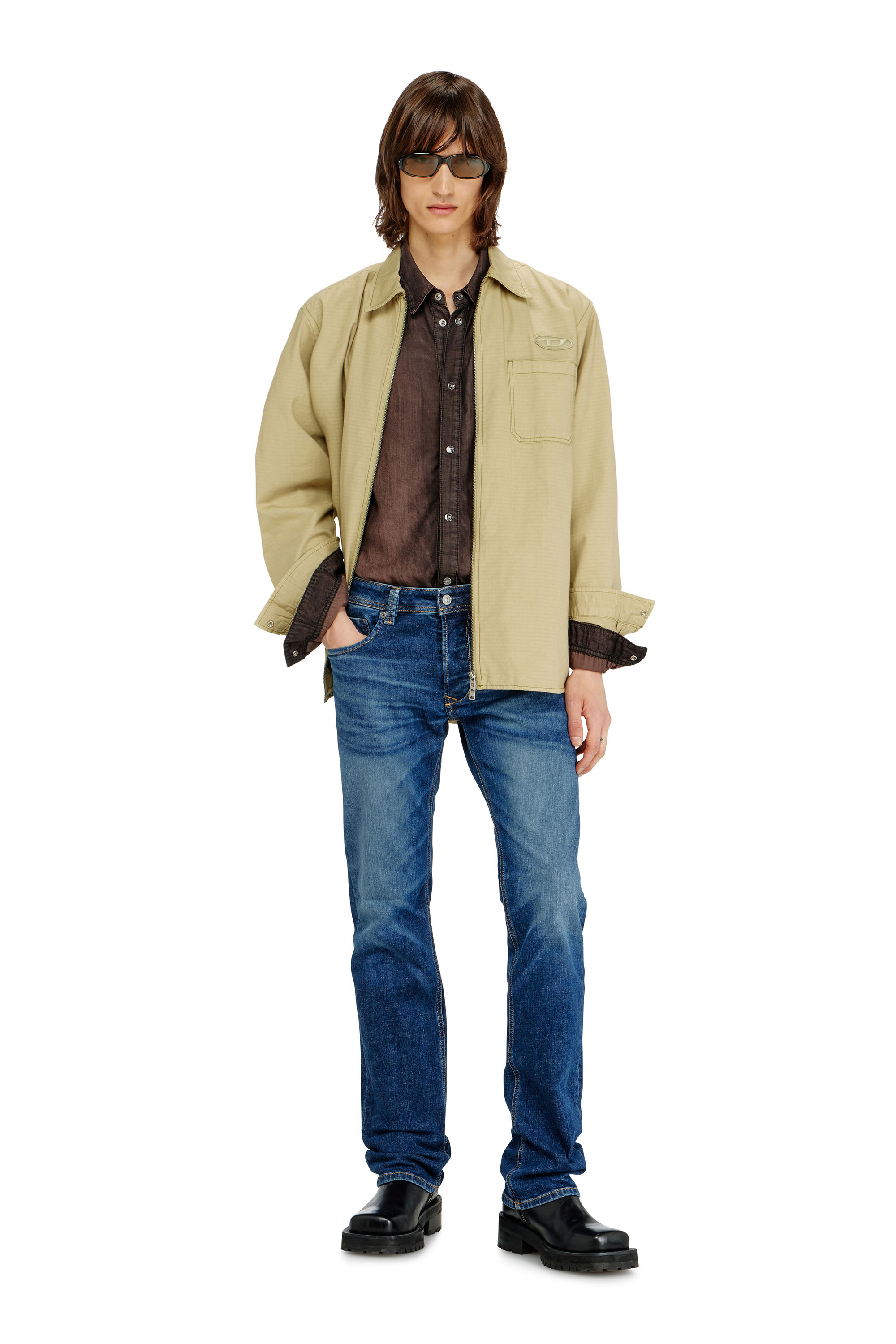 Diesel - Man's Regular Jeans 1985 Larkee 09J47, Dark Blue - 2