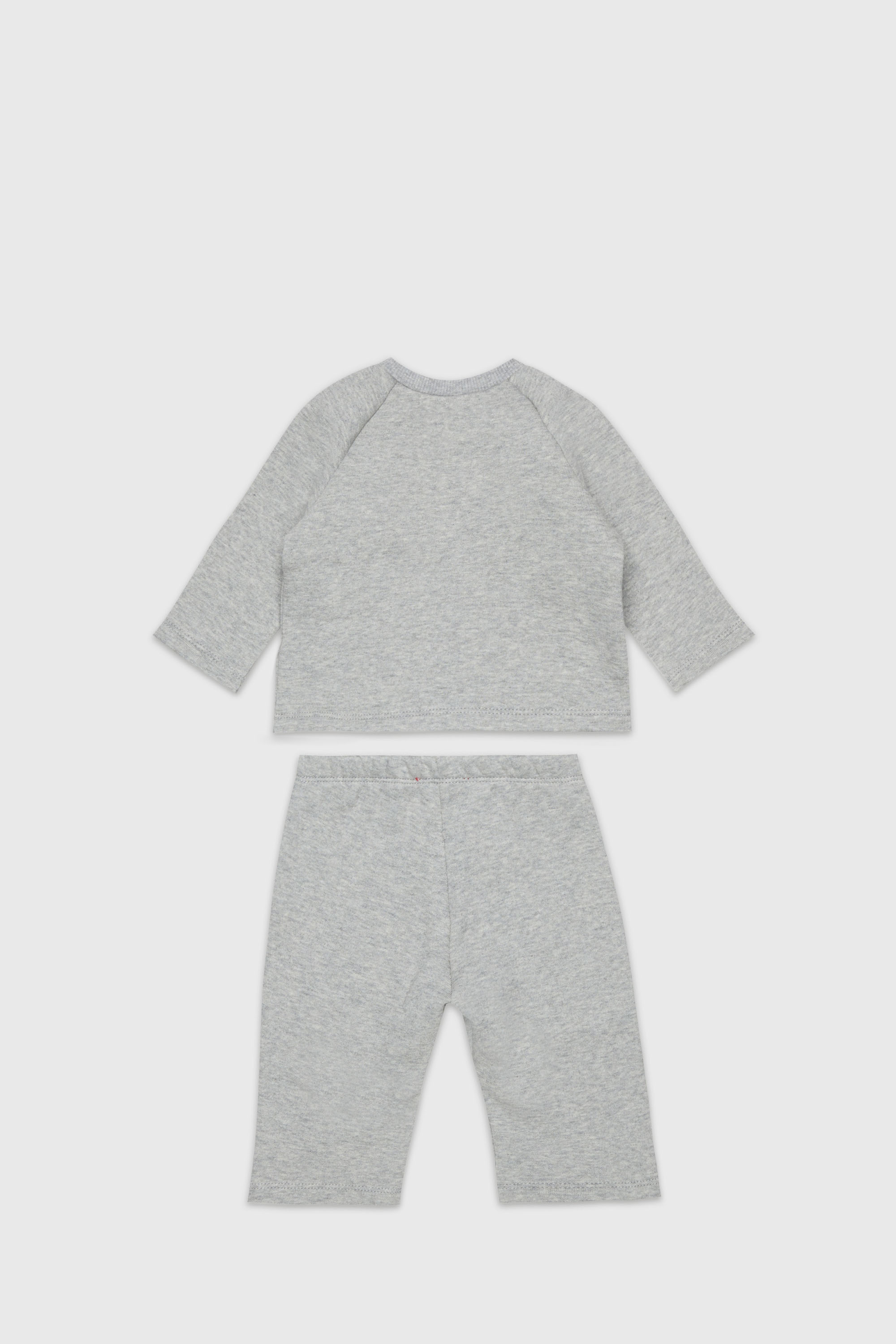 Diesel - SLUPY-SET-NB, Unisex's Newborn clothing set with logo print in Grey - 2