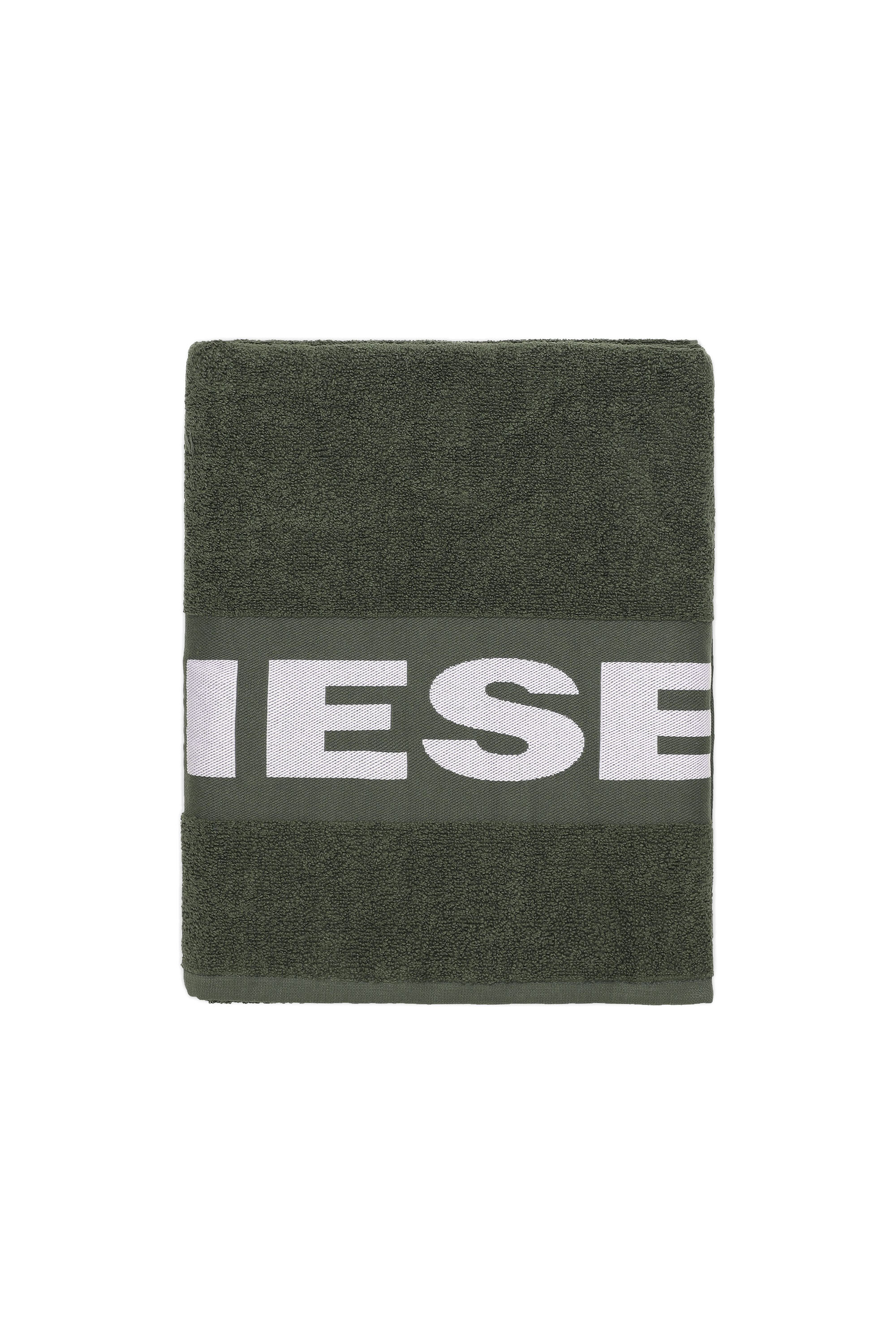 Diesel - TELO SPORT LOGO   100X150, Unisex's Gym towel SPORT LOGO in Green - 1