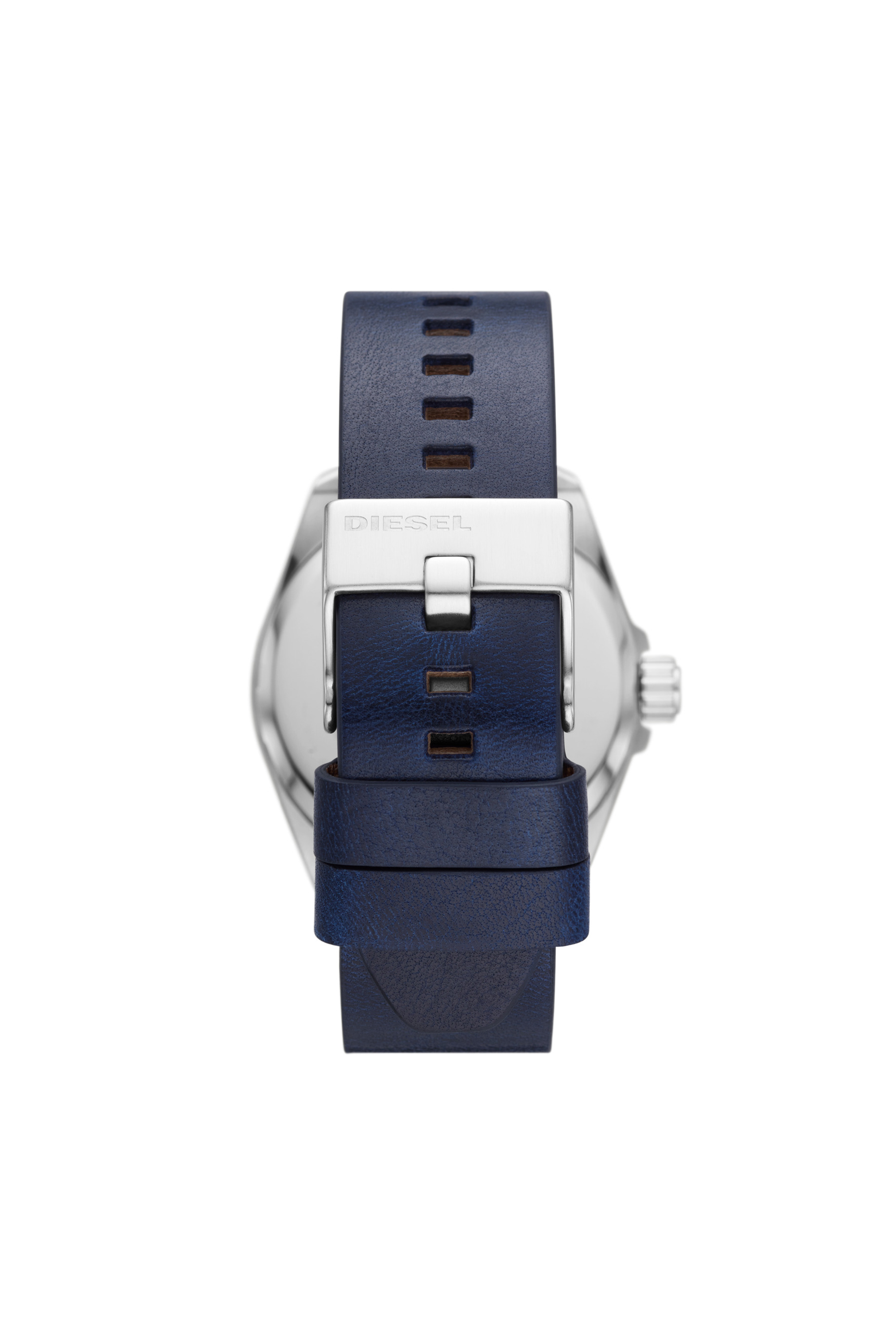 Diesel - DZ1991, Unisex's MS9 three-hand date blue Leather watch in Blue - 2