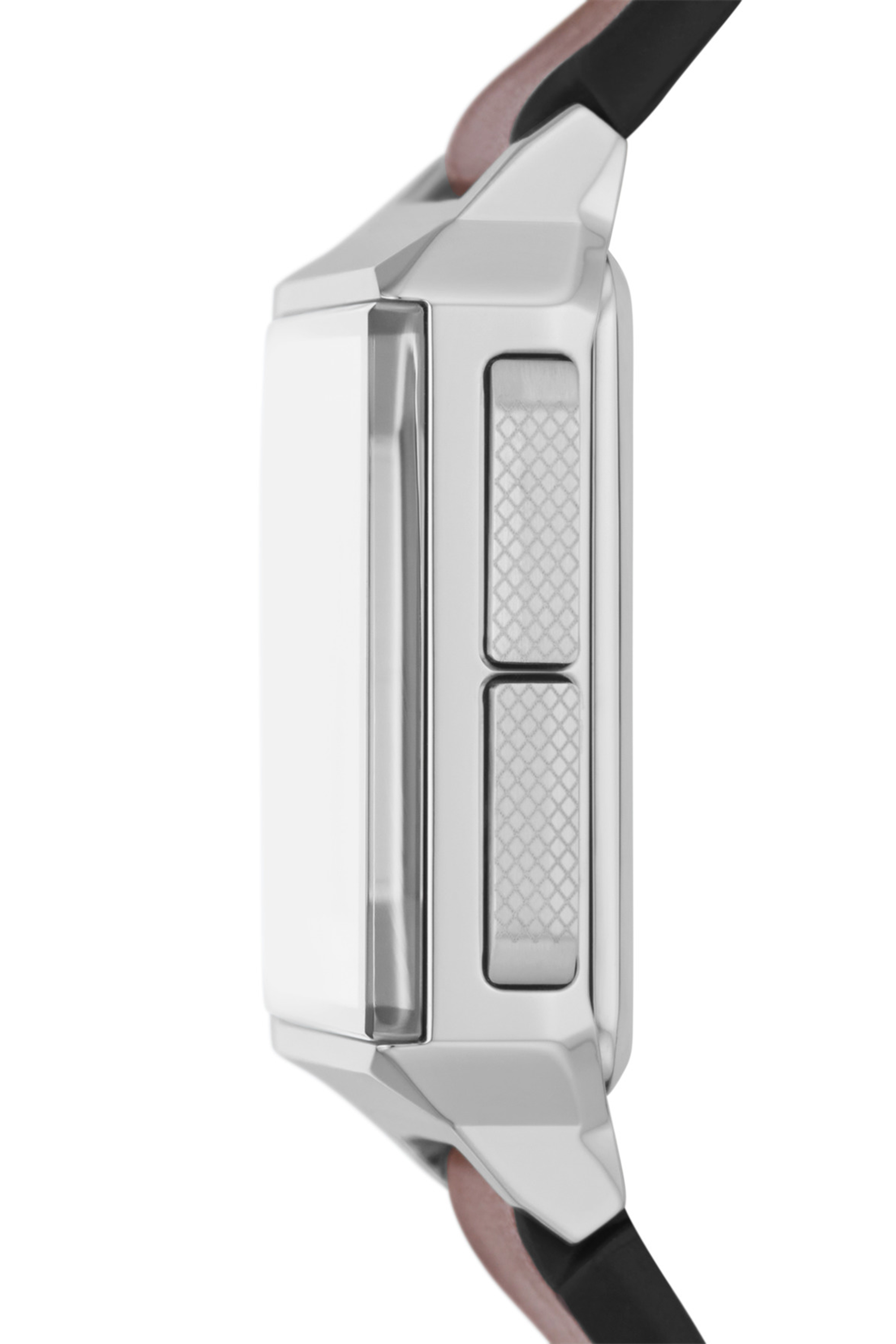 Diesel - DZ1995, Unisex's Chopped digital brown leather watch in Brown - 3