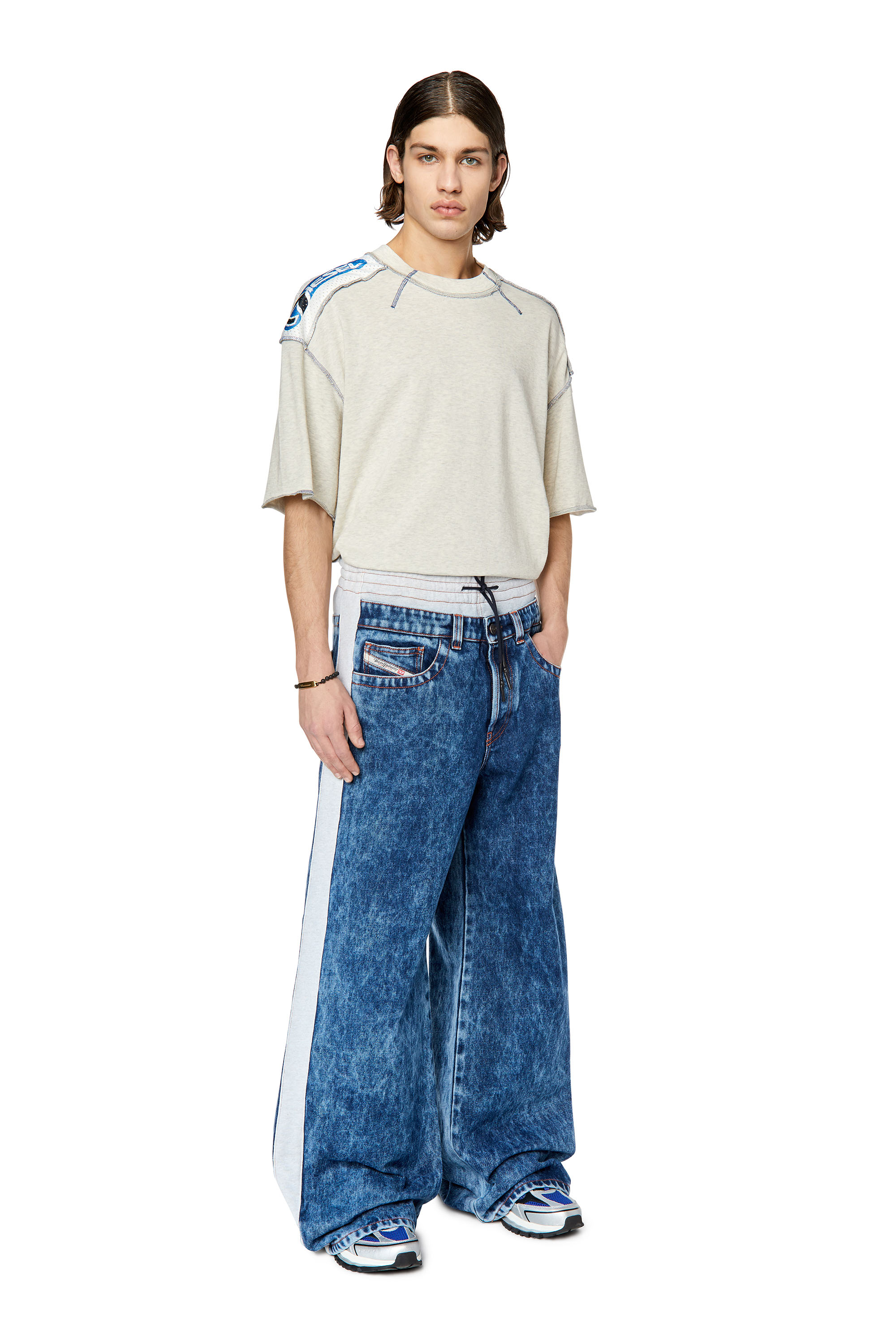 Diesel - D-Seri 0EMAW Straight Jeans, Medium blue - Image 4