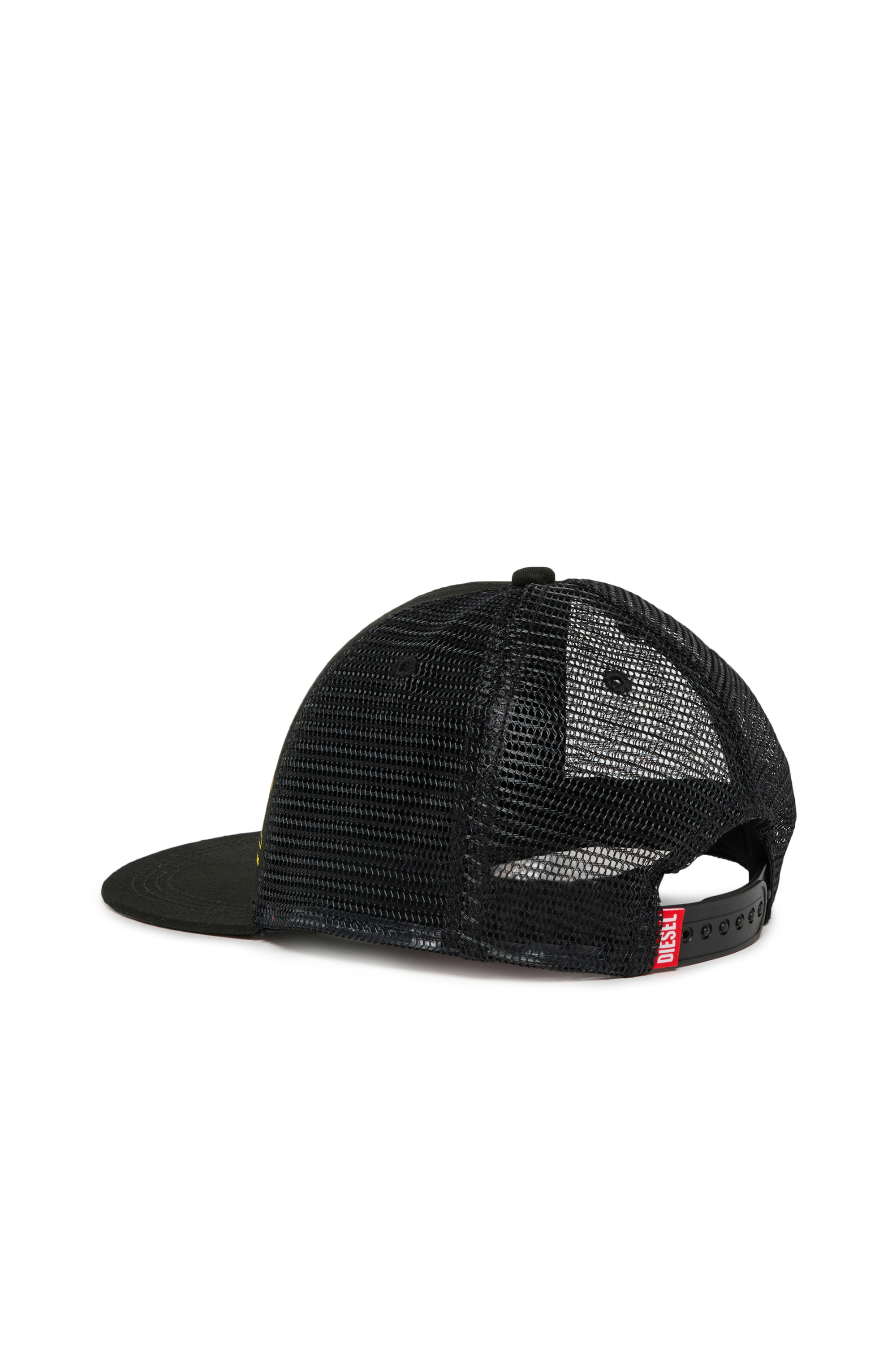 Diesel - FIDDIT, Man's Baseball cap in cotton and mesh in Black - 2