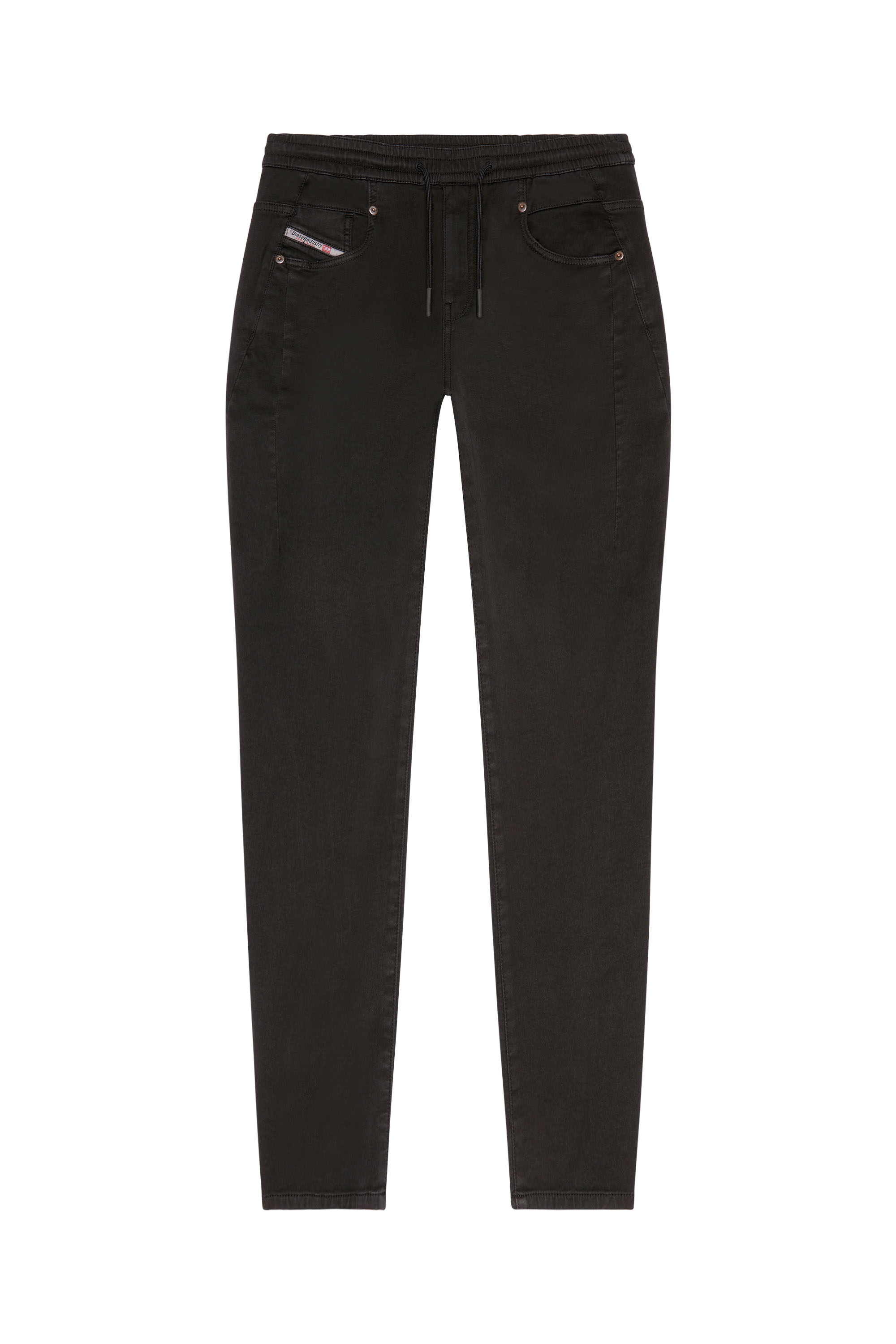 Diesel - Fayza JoggJeans® 068DY Boyfriend, Black/Dark grey - Image 5