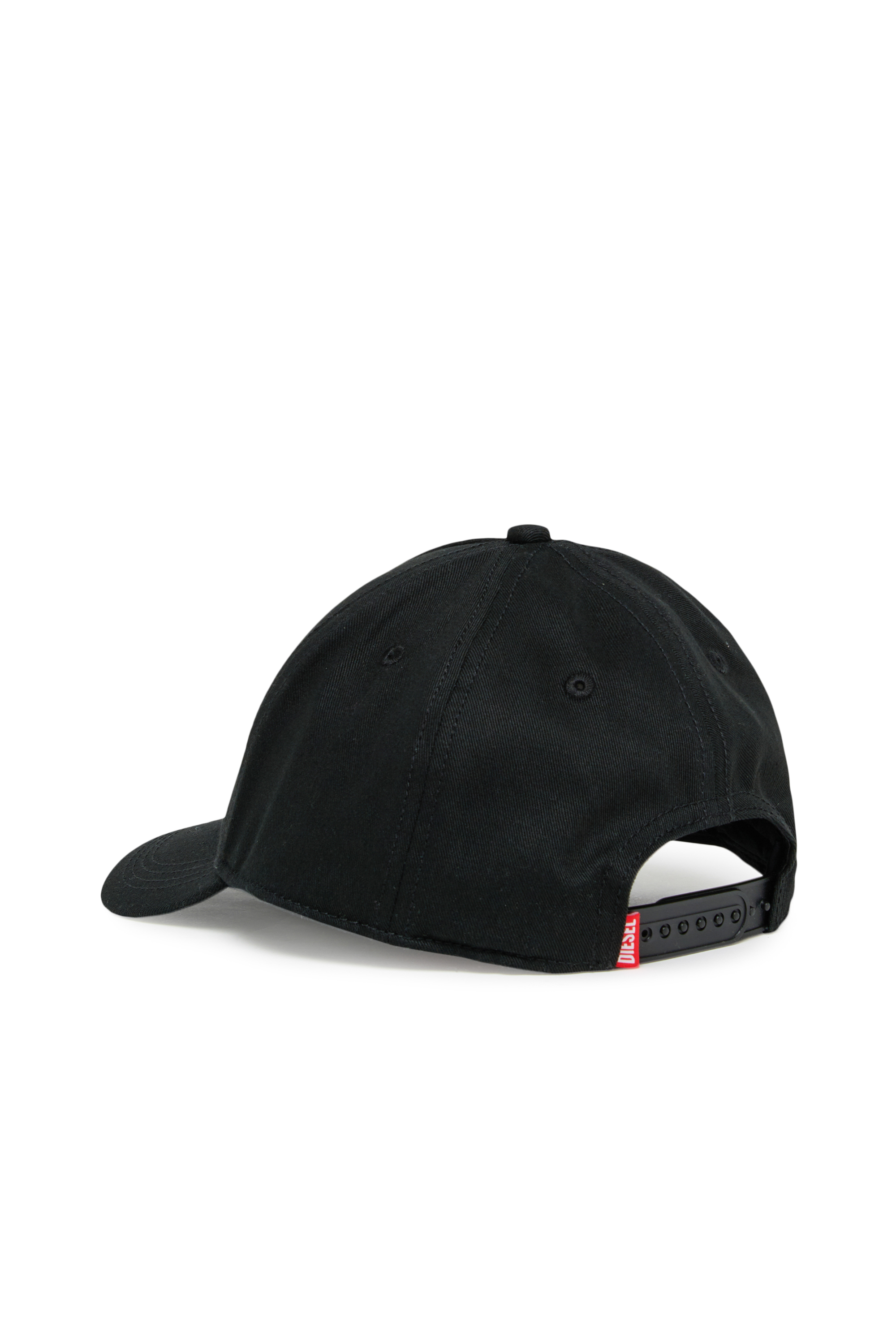 Diesel - FLIMO, Man's Baseball cap with Oval D logo print in Black - 2