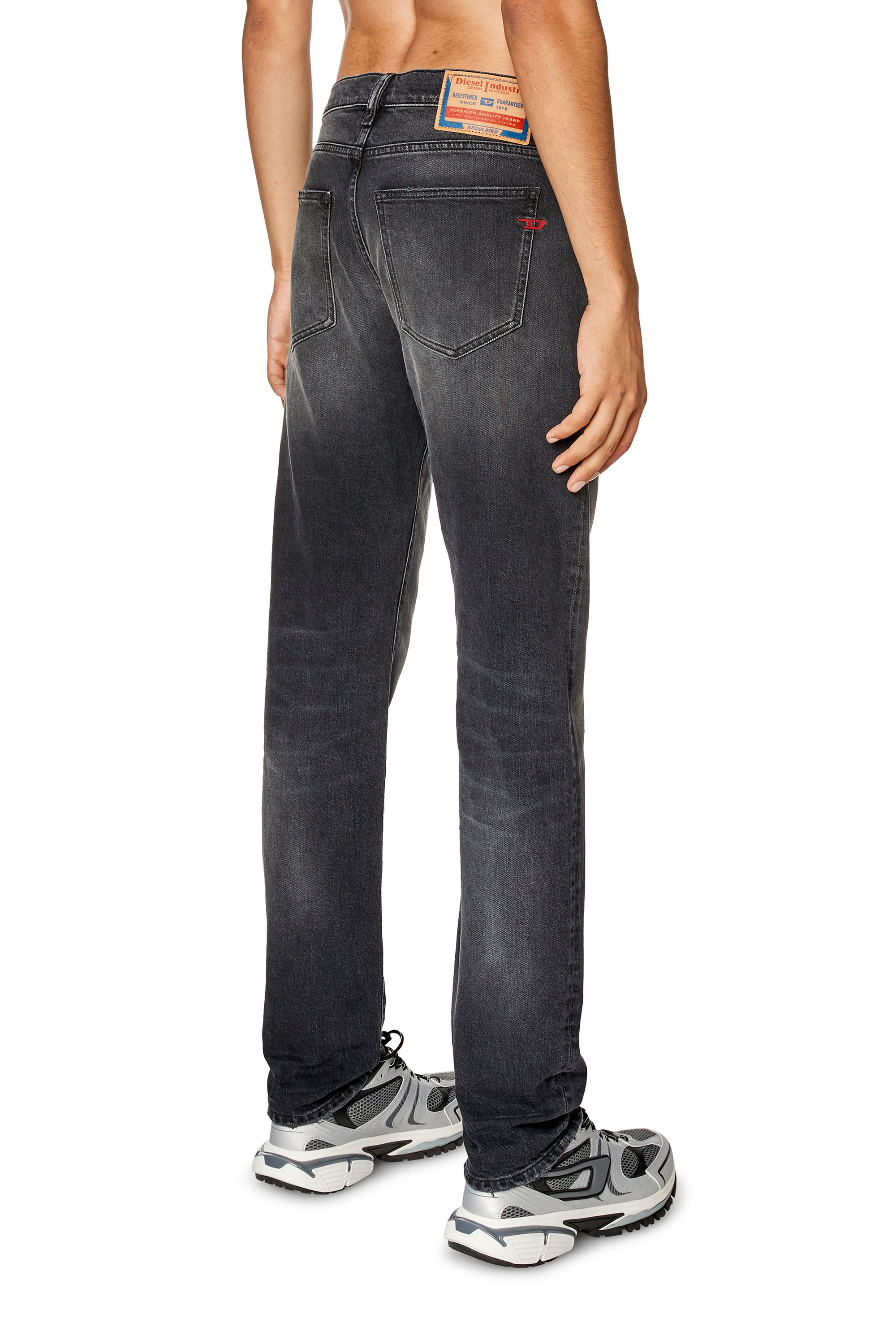 Diesel - Slim Jeans 2019 D-Strukt 09G20, Black/Dark grey - Image 2