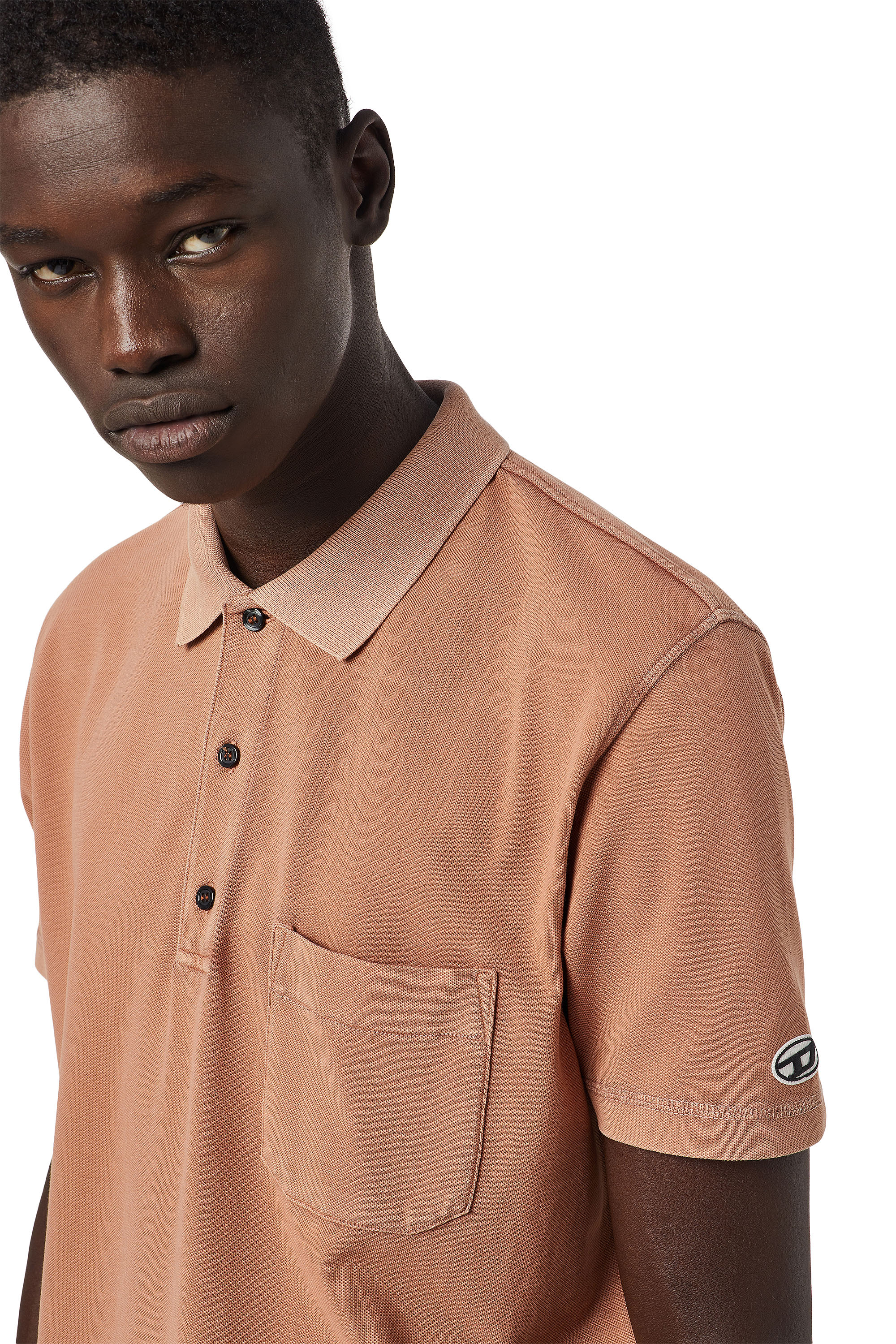 Diesel - T-POLO-WORKY-DOV-PE, Brown - Image 5
