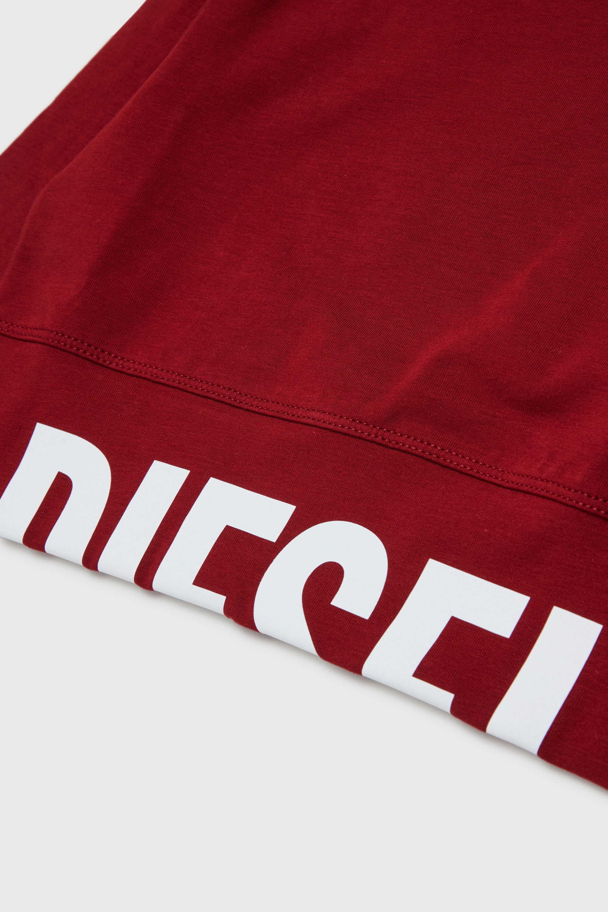 Diesel - TCEFILS, Woman's Crop top with cut-off logo in Red - 4