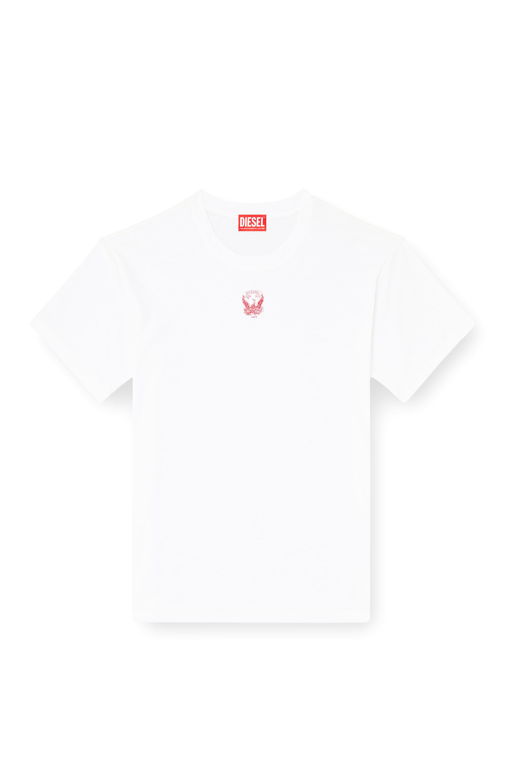 Diesel - T-NORM-T13, Man's Sweatshirt with embroidered phoenix in White - 3