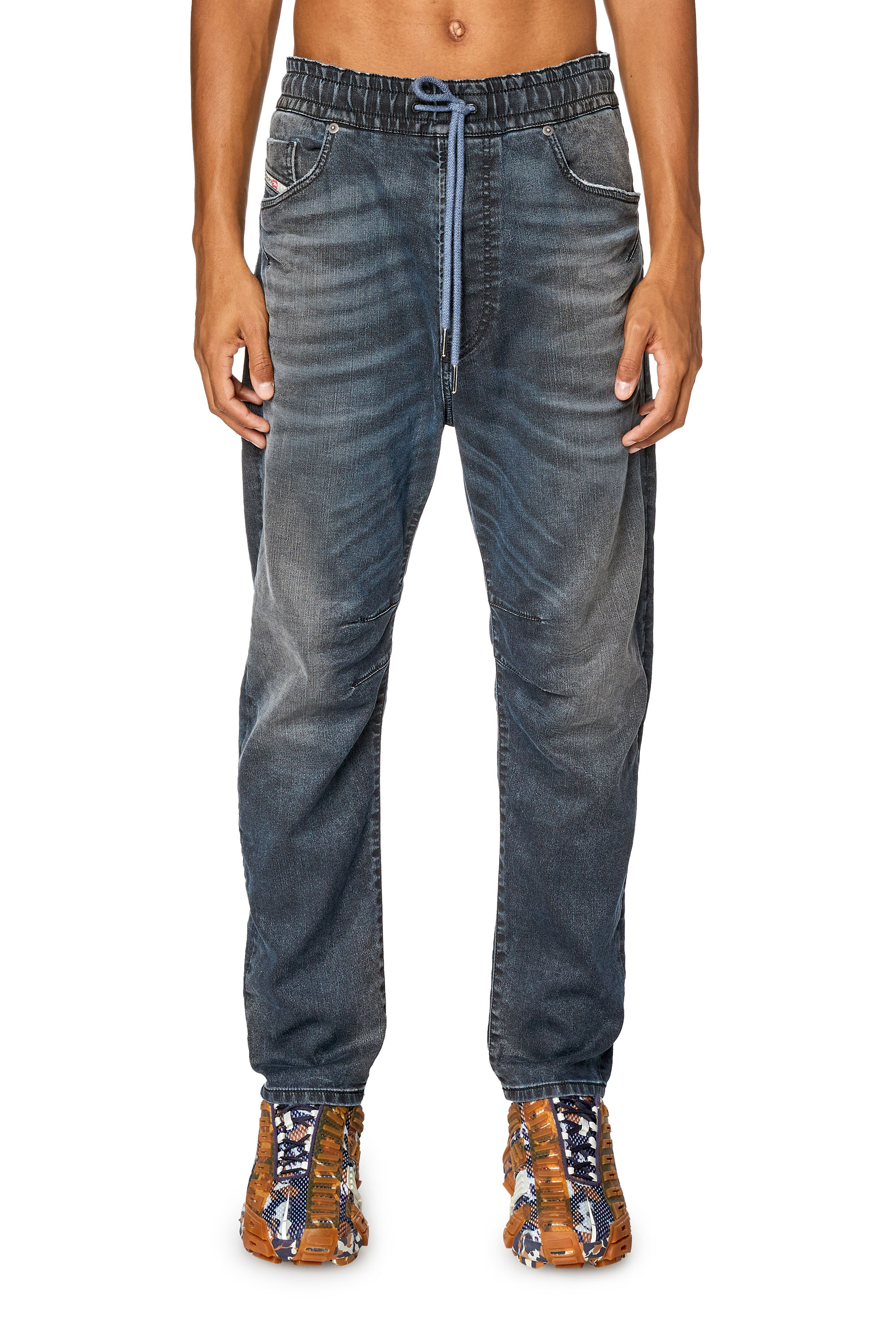 Diesel - Tapered D-Amage JoggJeans® 068EX, Dark Blue - Image 2