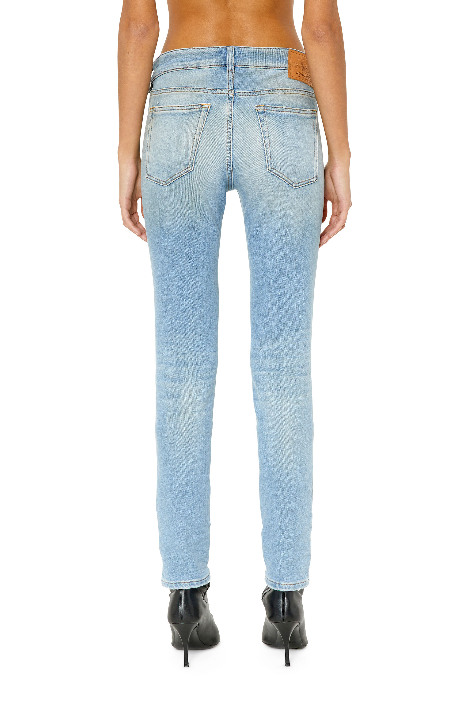 Diesel - Slim D-Ollies JoggJeans® 068CW, Light Blue - Image 2