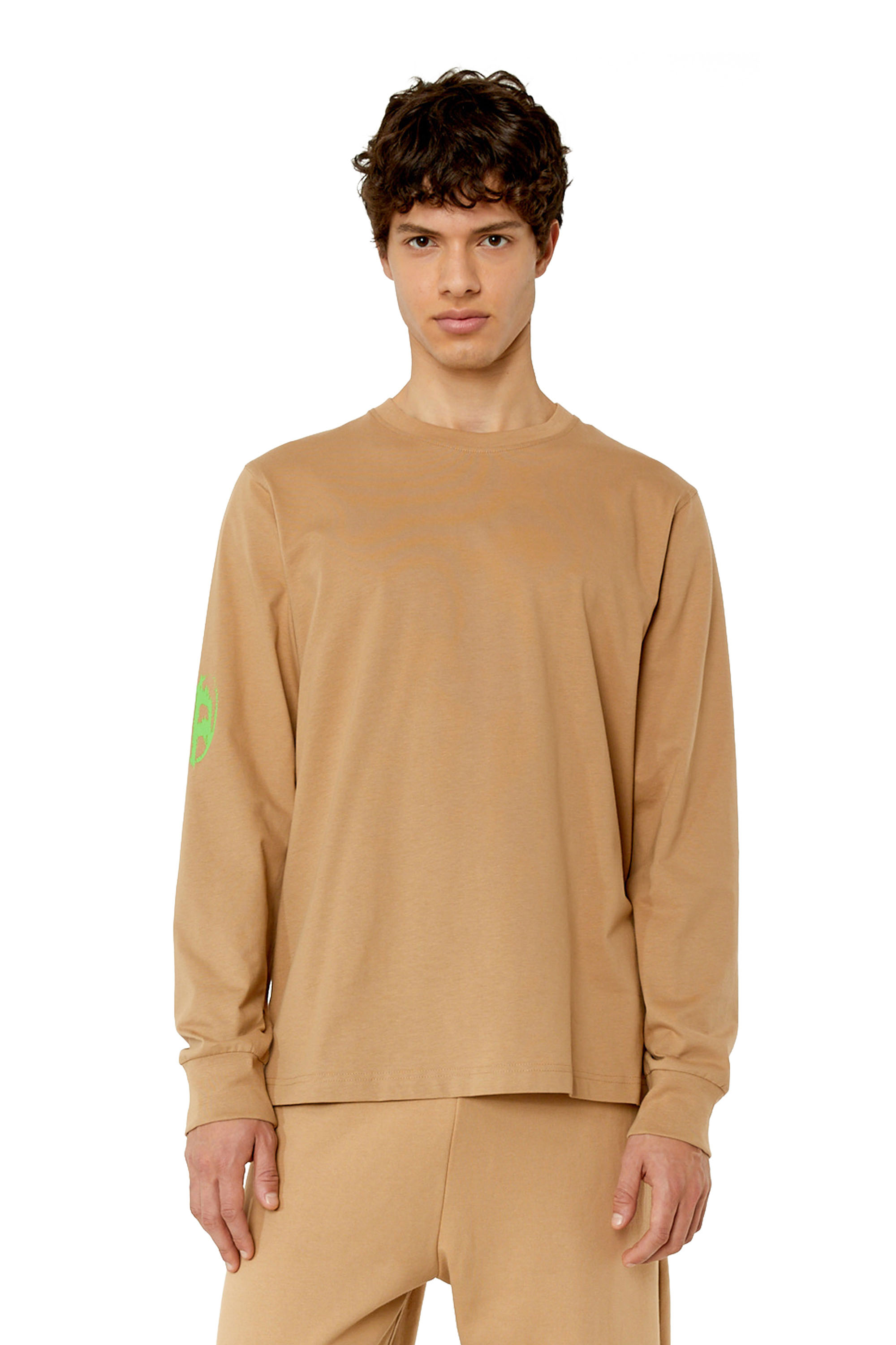 Diesel - T-JUST-LS-G3, Beige - Image 1