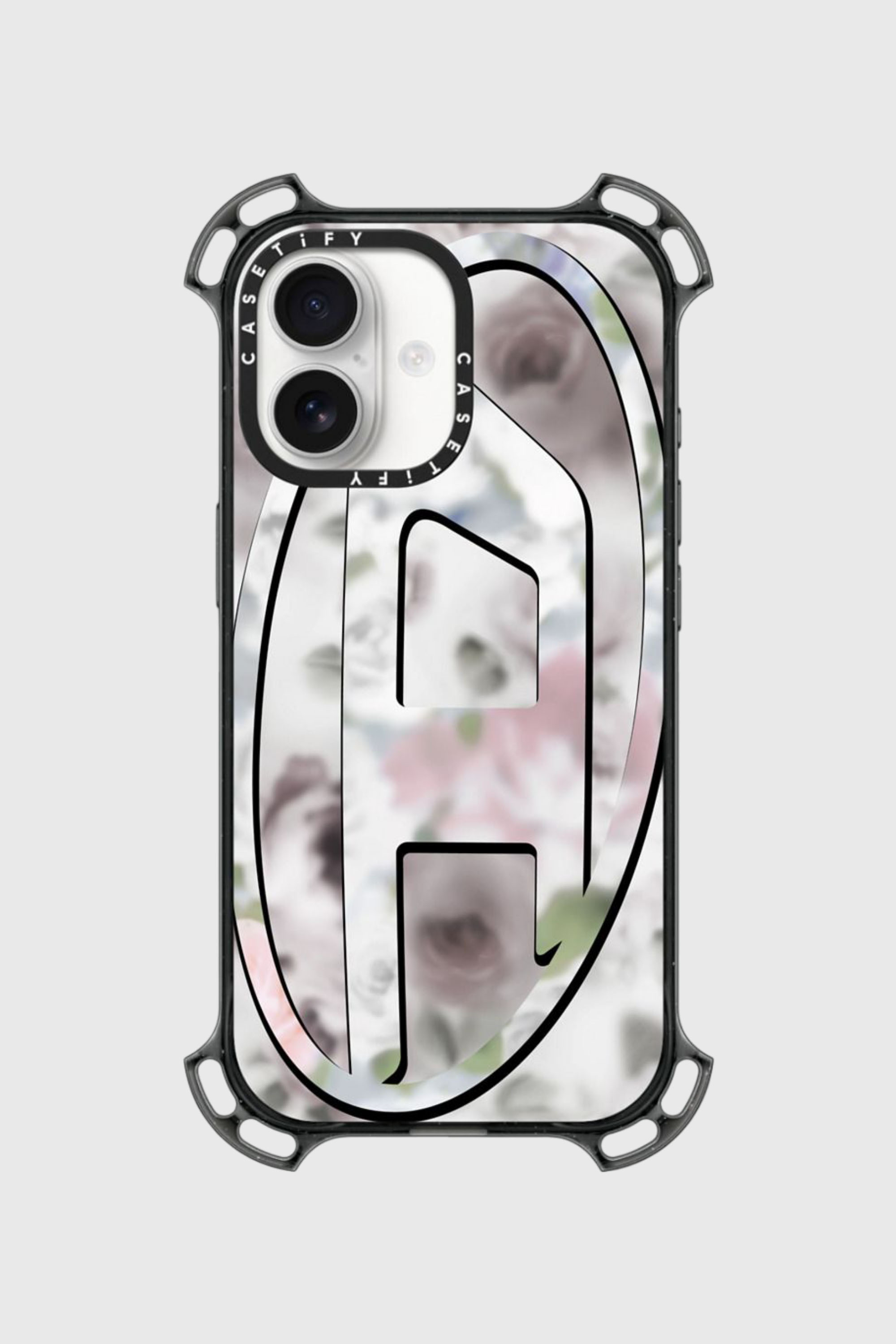 Diesel - 60587 MOULDED CASE, Unisex's Oval D bounce case for iPhone 17 in Black/Pink - 1