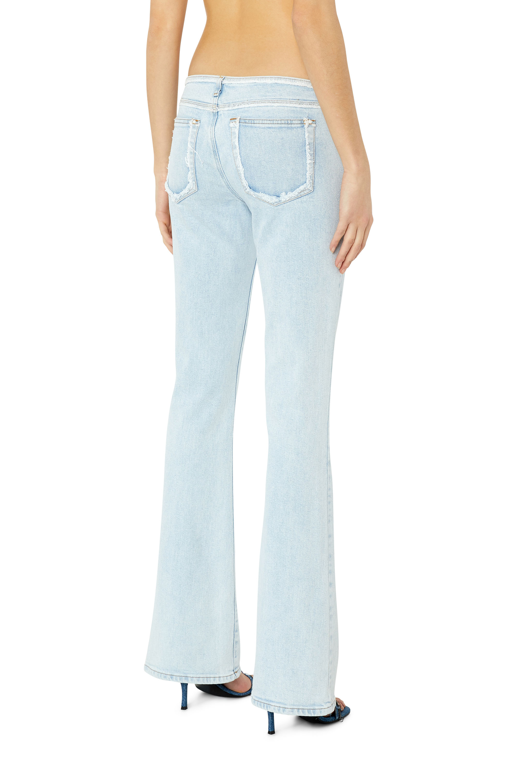 Diesel - 1969 D-Ebbey 09F68 Bootcut and Flare Jeans, Light Blue - Image 3