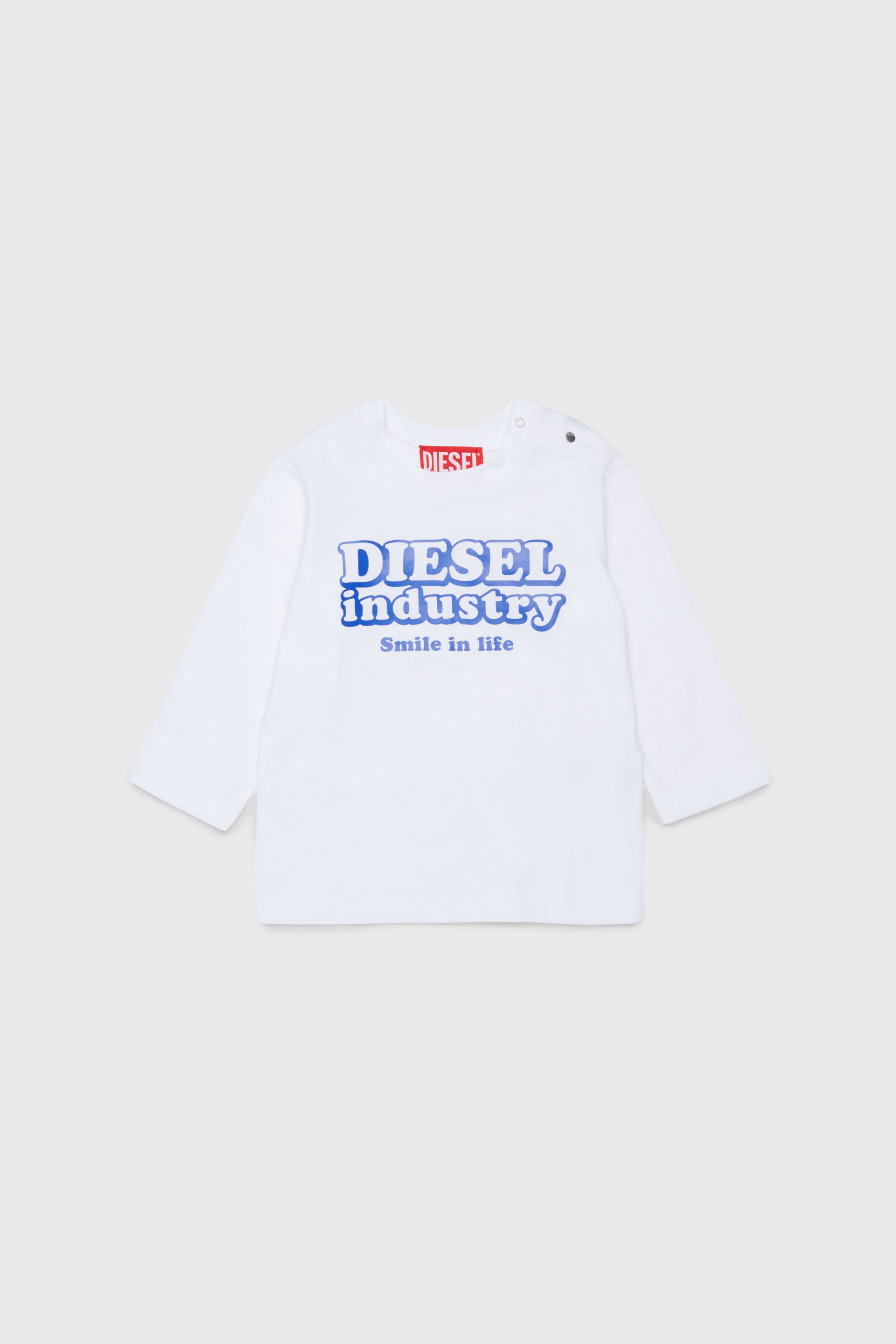 Long-sleeve T-shirt with Diesel Industry print