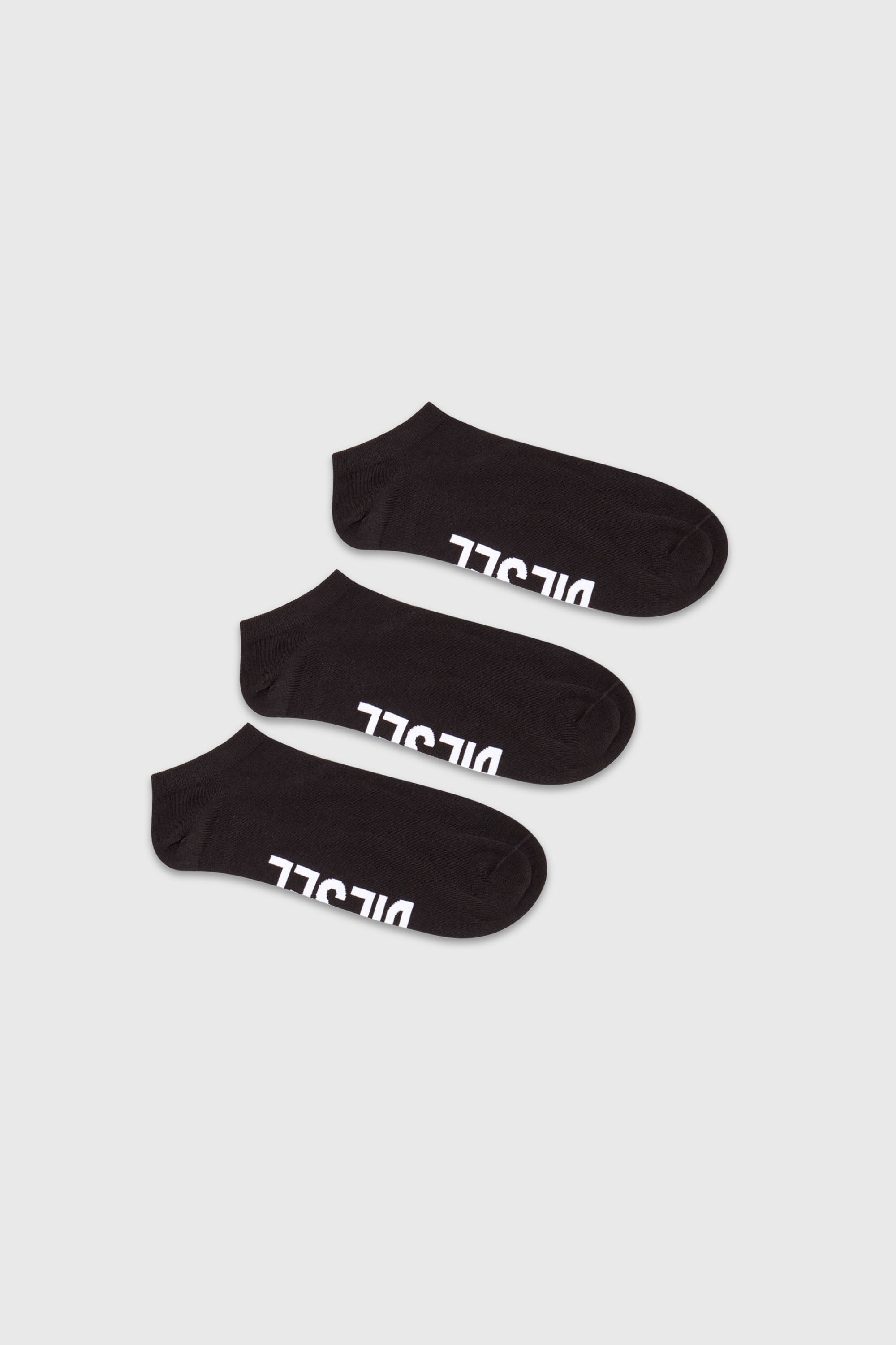 Three-pack low-cut logo instep socks