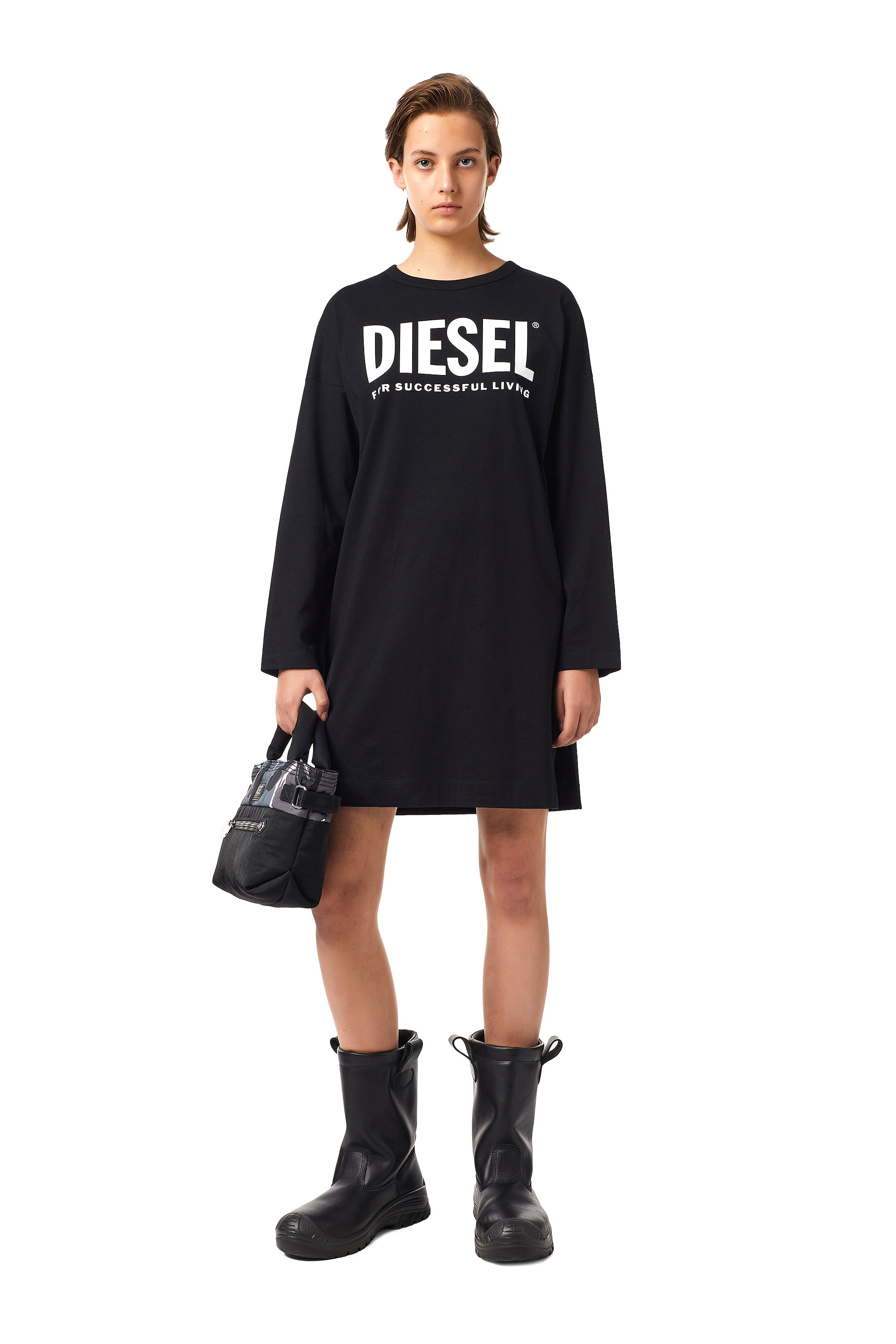 D-WALKY-ECOLOGO, Black - Dresses