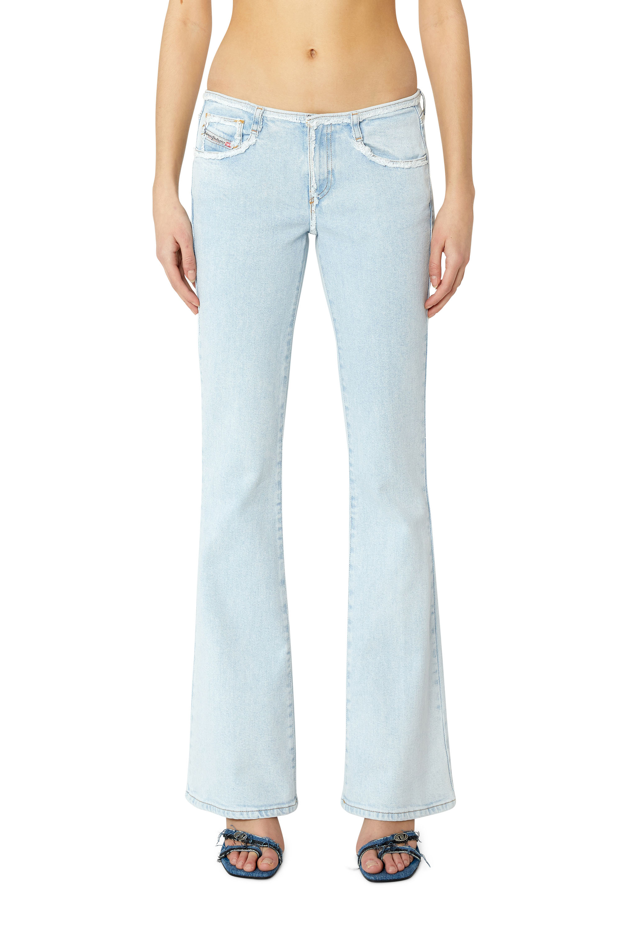 Diesel - Bootcut and Flare Jeans 1969 D-Ebbey 09F68, Light Blue - Image 1