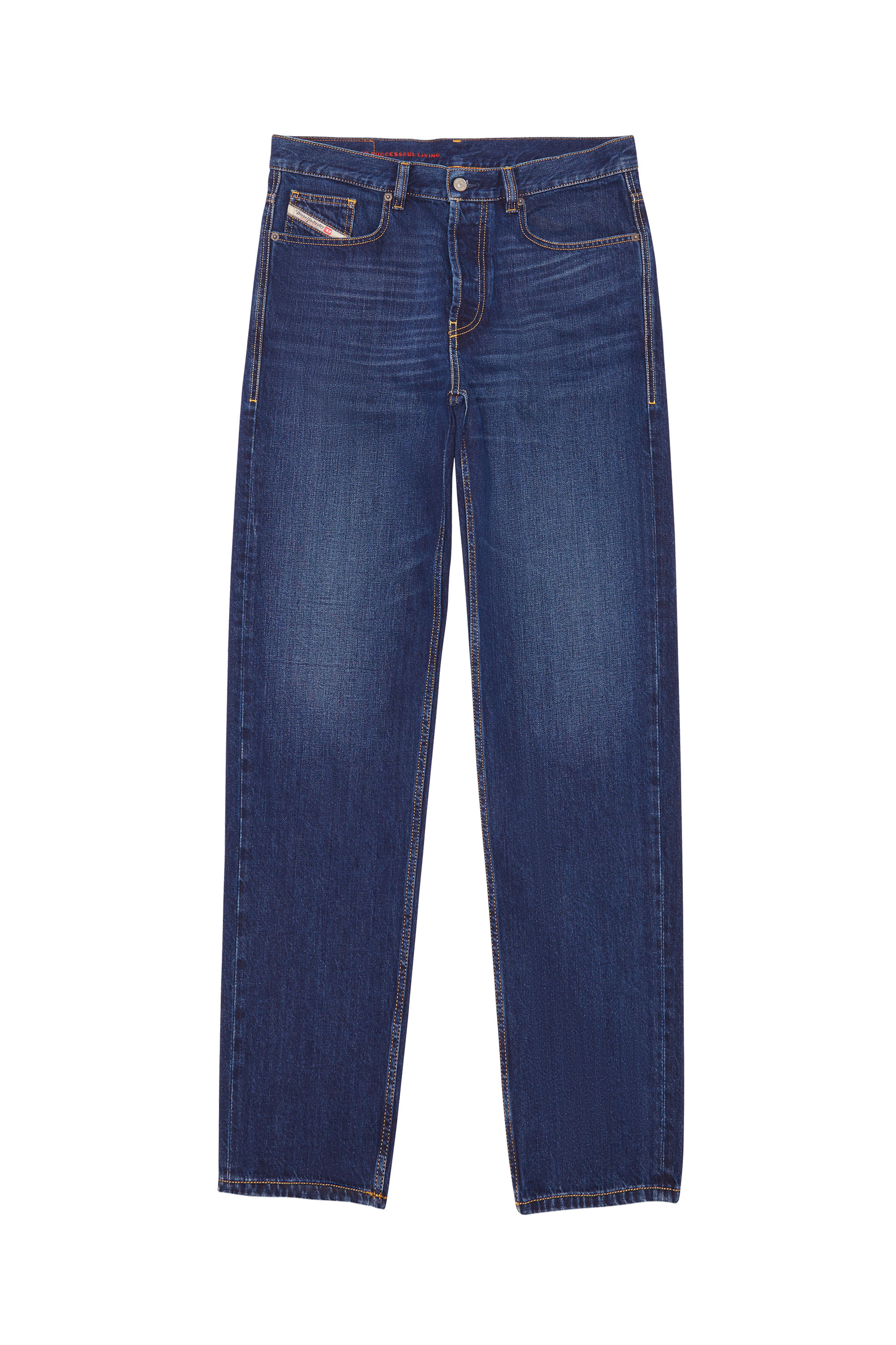 2010 D-MACS 09B96 Straight Jeans, Dark Blue - Jeans