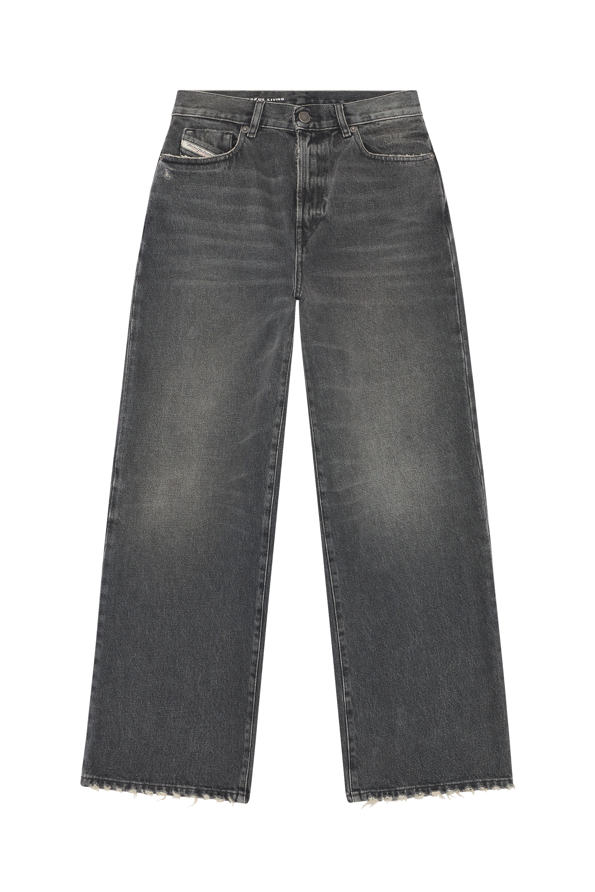 Diesel - Bootcut and Flare Jeans 2000 Widee 007K8, Black/Dark grey - Image 5