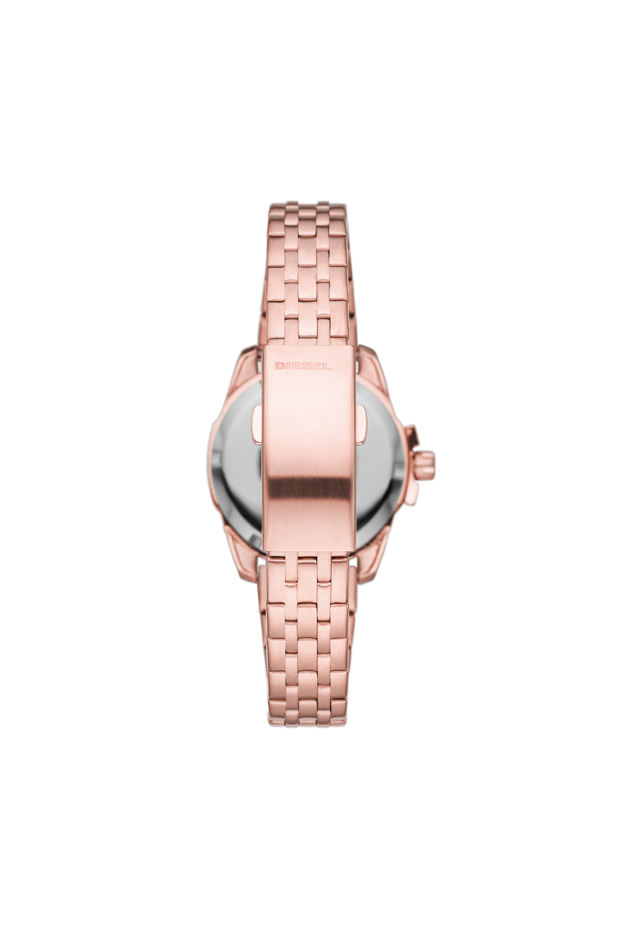 Diesel - DZ5602, Woman's Baby Chief three-hand date rose gold-tone stainless steel watch in Pink - 2