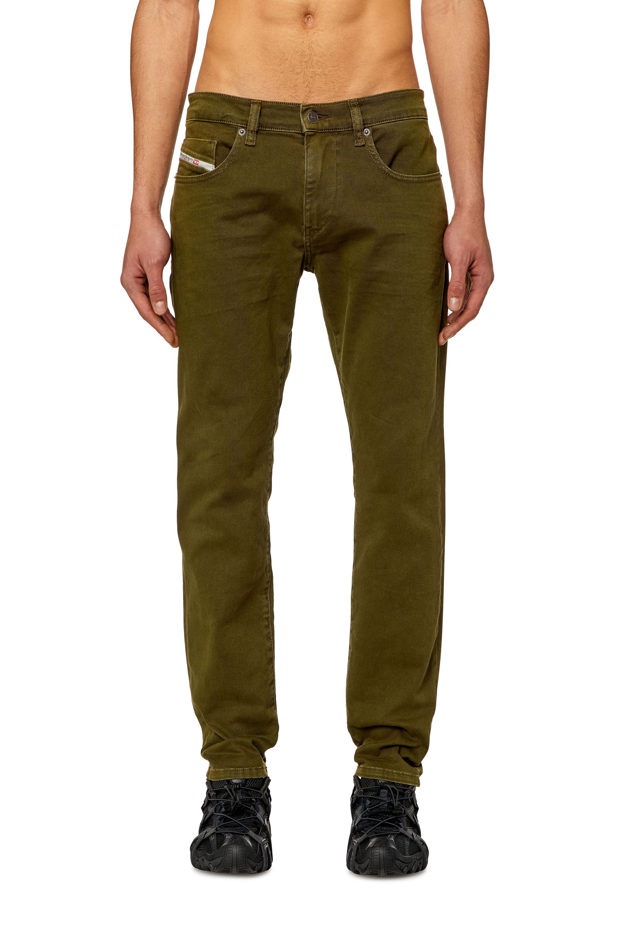 Diesel - Slim Jeans 2019 D-Strukt 0QWTY, Green - Image 2