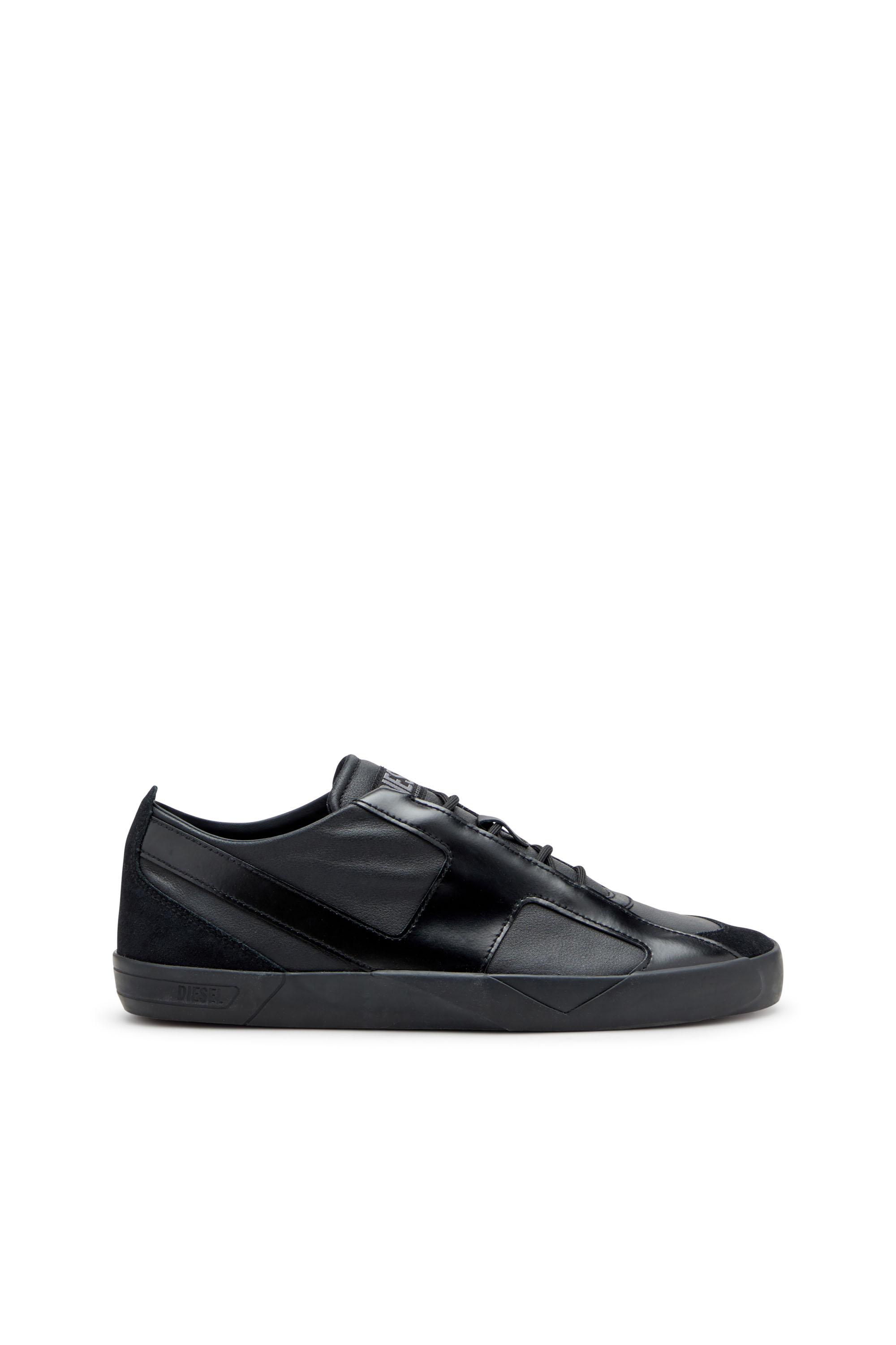 Diesel - S-SLANTE-D LOW, Man's S-Slante-D-Sneakers in suede and leather with D logo in null - 1