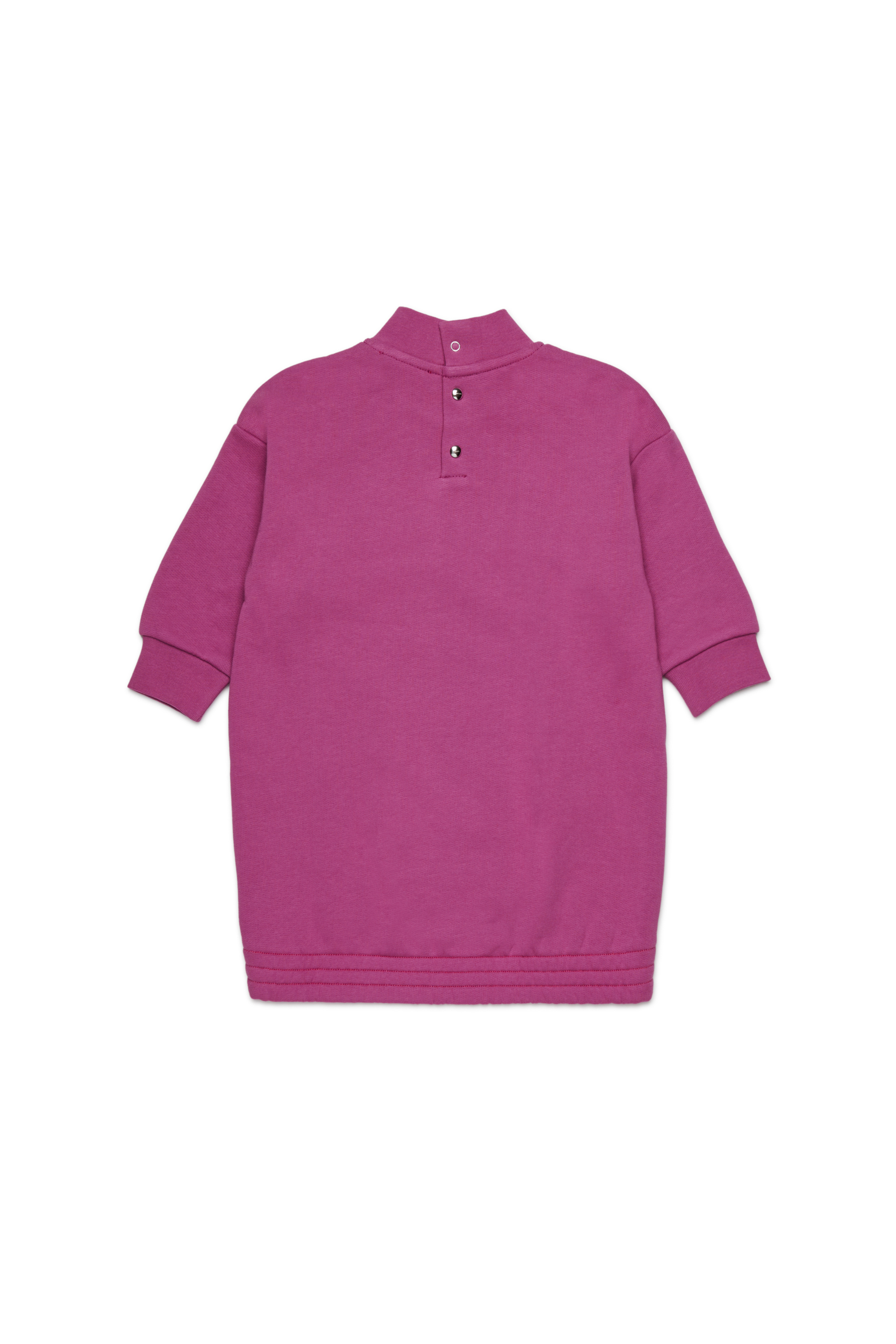 Diesel - DELDIB, Woman's Cotton dress with heart print in Violet - 2