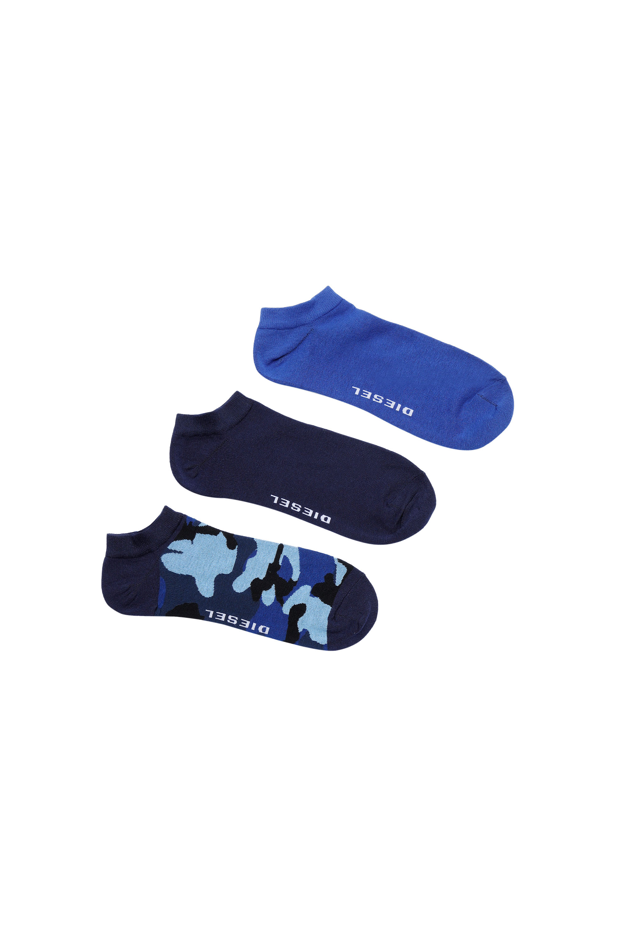 SKM-GOST-THREEPACK, Blue - Socks
