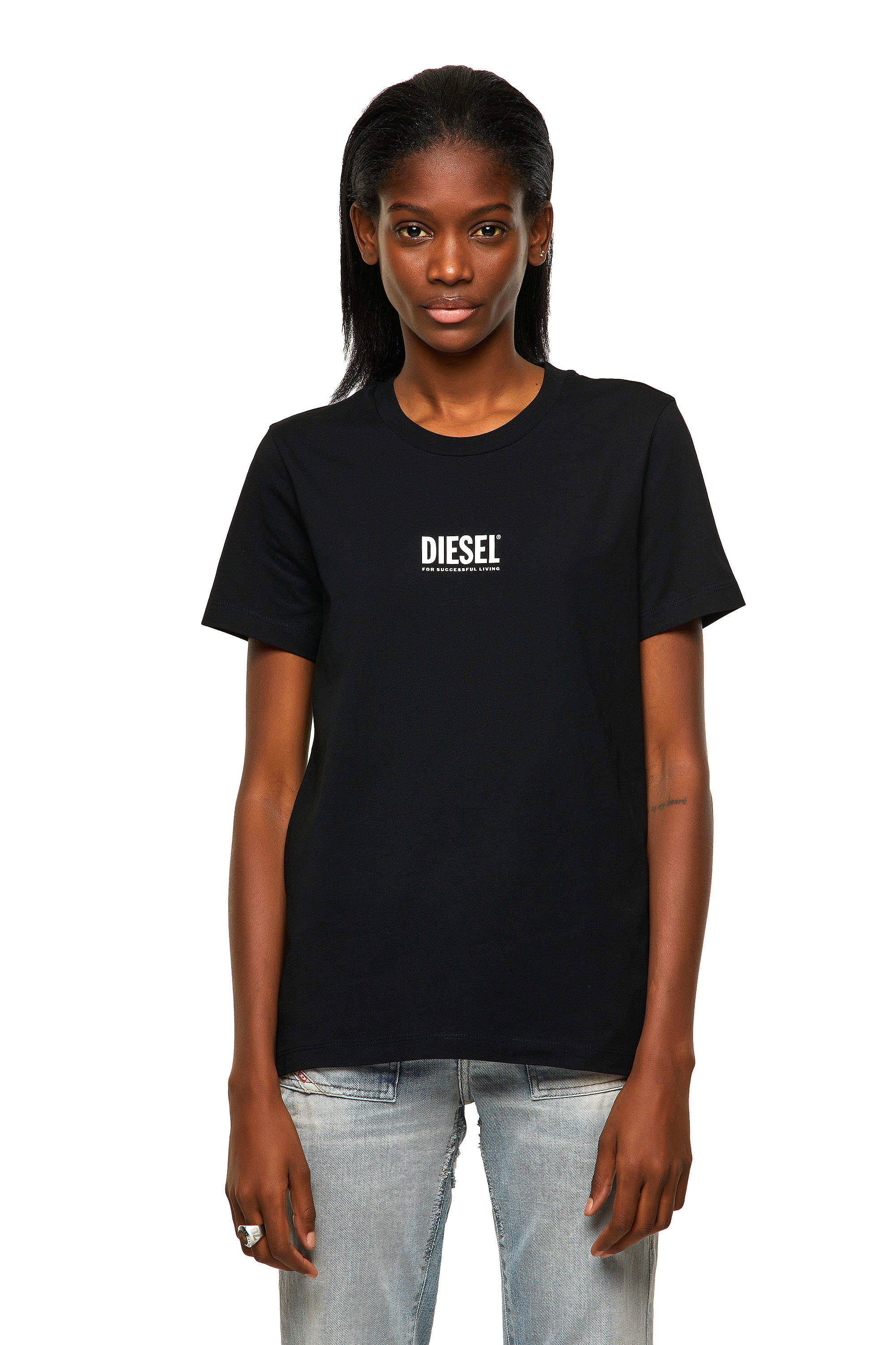 T-SILY-ECOSMALLOGO, Black - T-Shirts