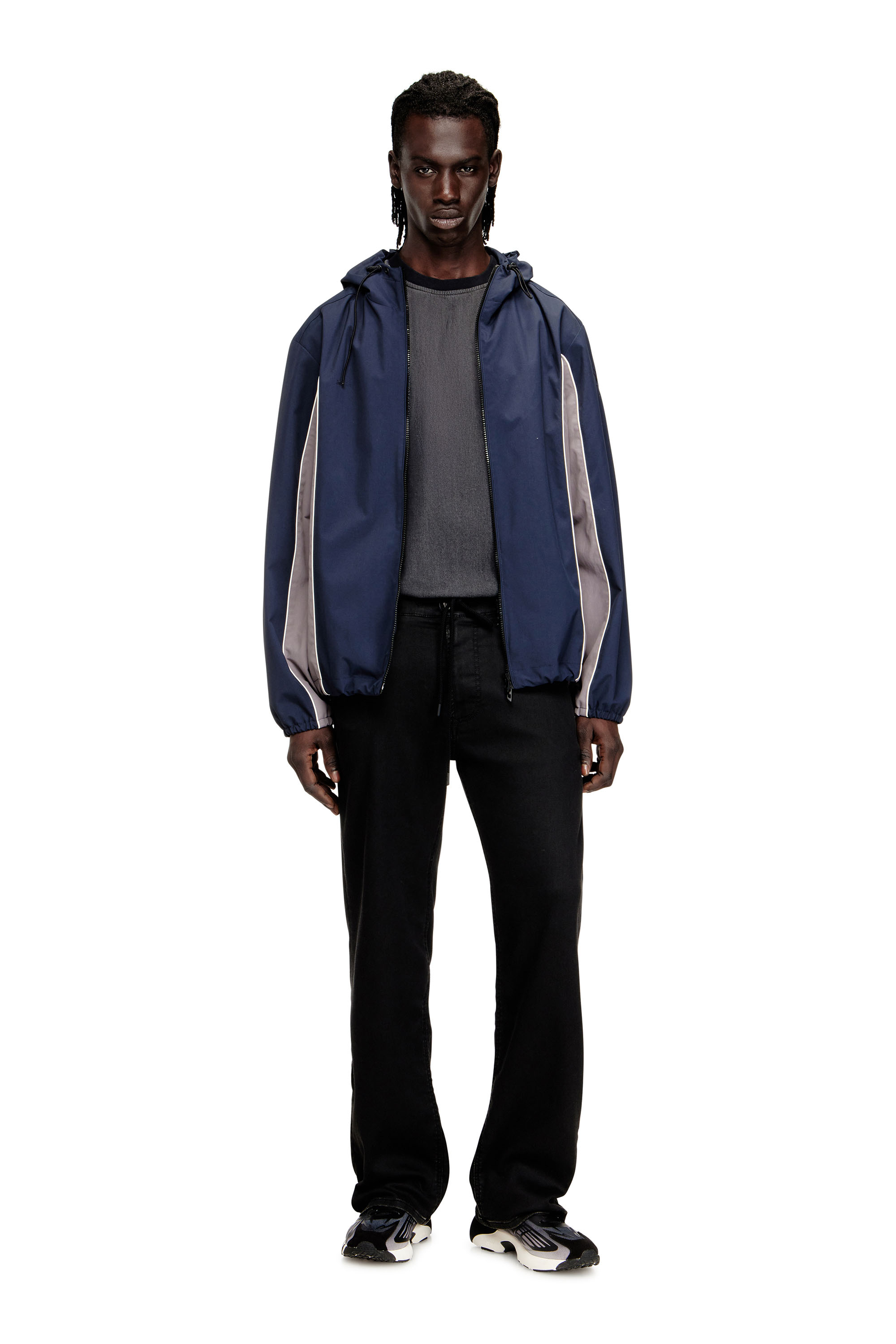 Diesel - Man's Relaxed 2080 D-Reel Joggjeans® 09N90, Black/Dark grey - 2