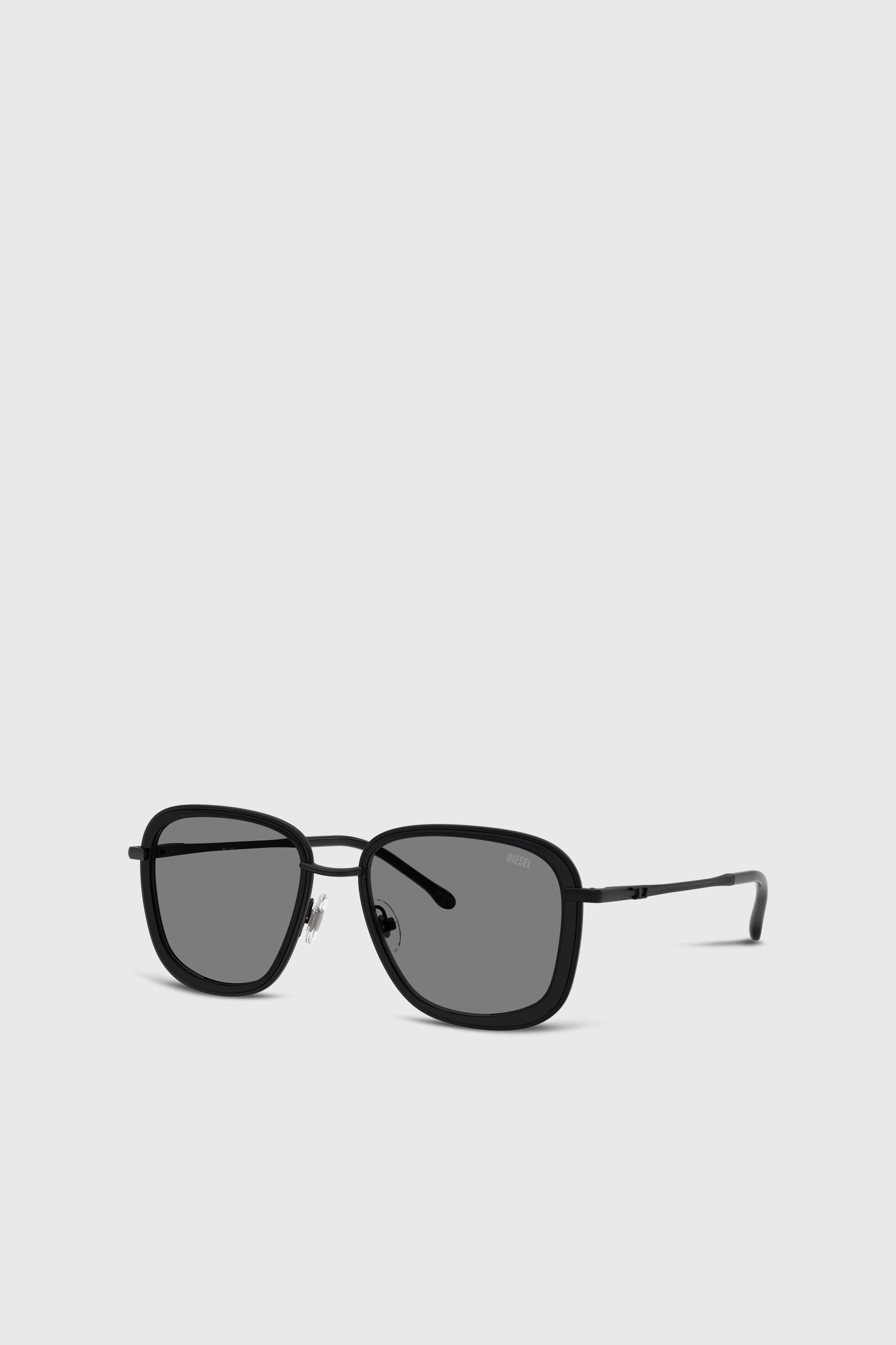 Diesel - 0DL1017, Unisex's Square sunglasses in Black - 4