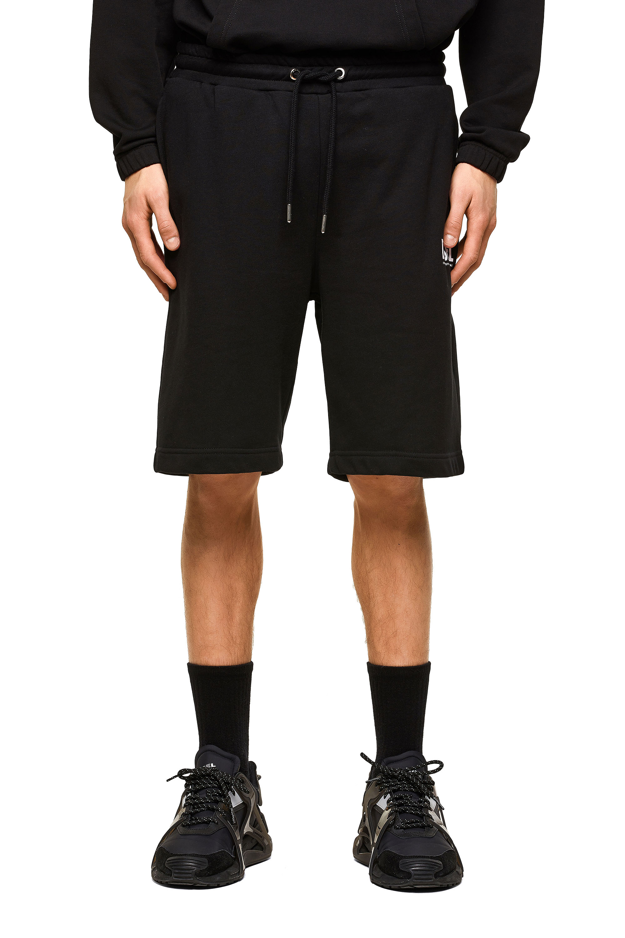 P-CROWN-LOGO, Black - Shorts