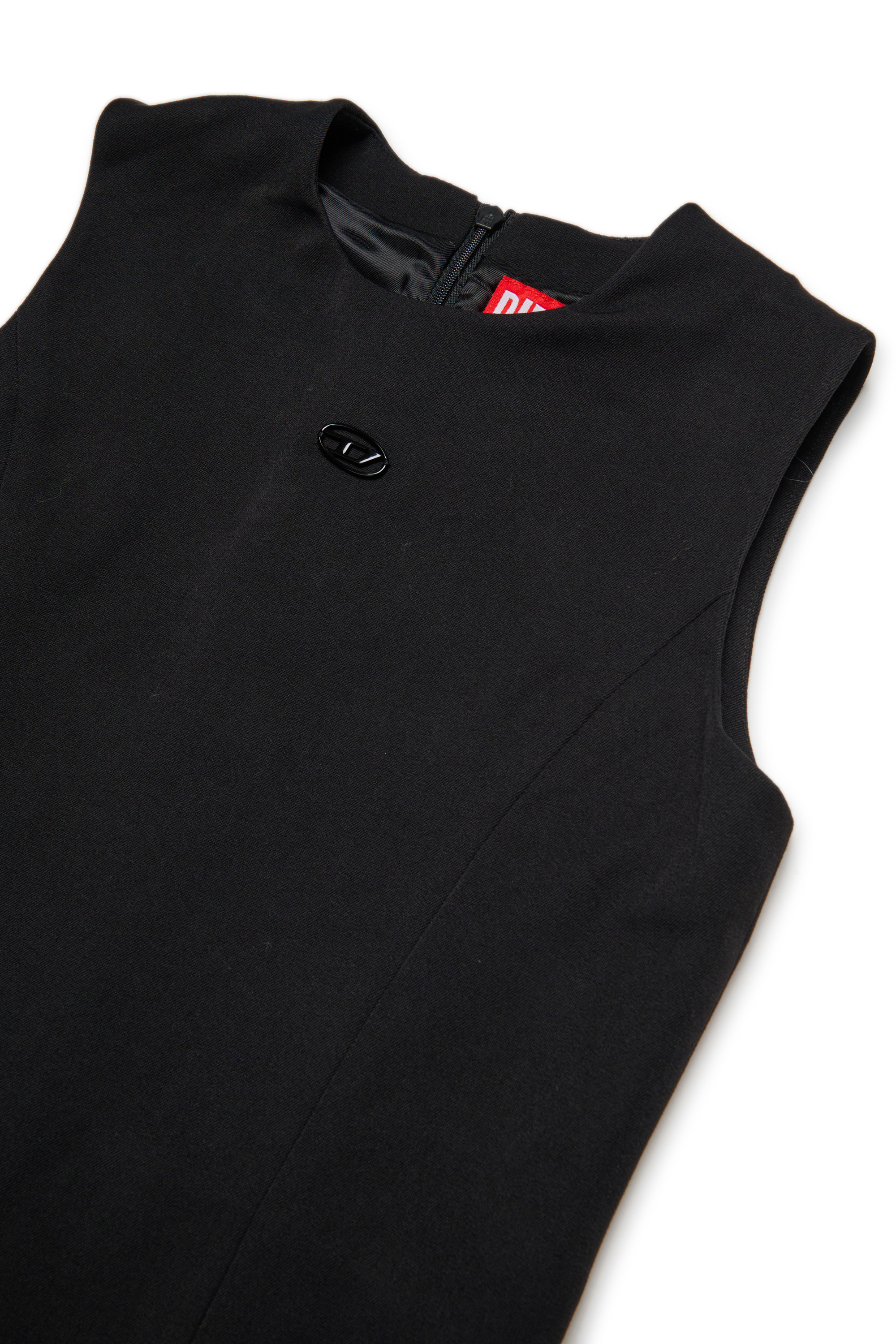 Diesel - DELAILA, Woman's Dress with back zipper in Black - 3