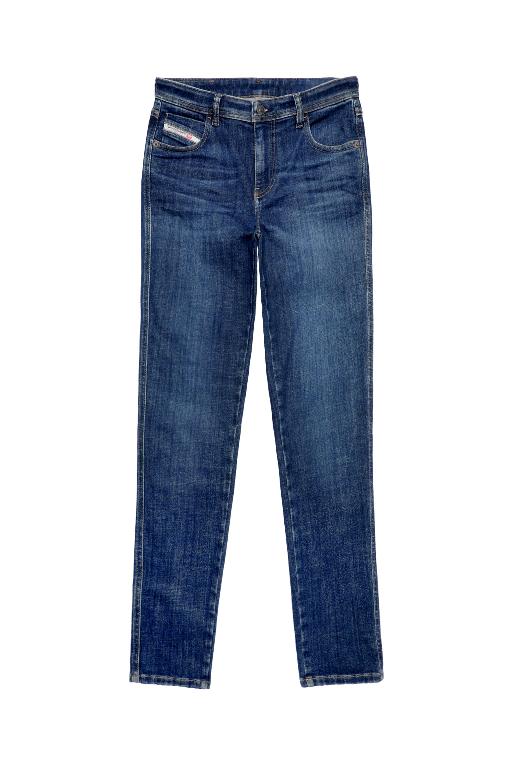 Diesel - 2015 Babhila 09C58 Skinny Jeans, Dark Blue - Image 6