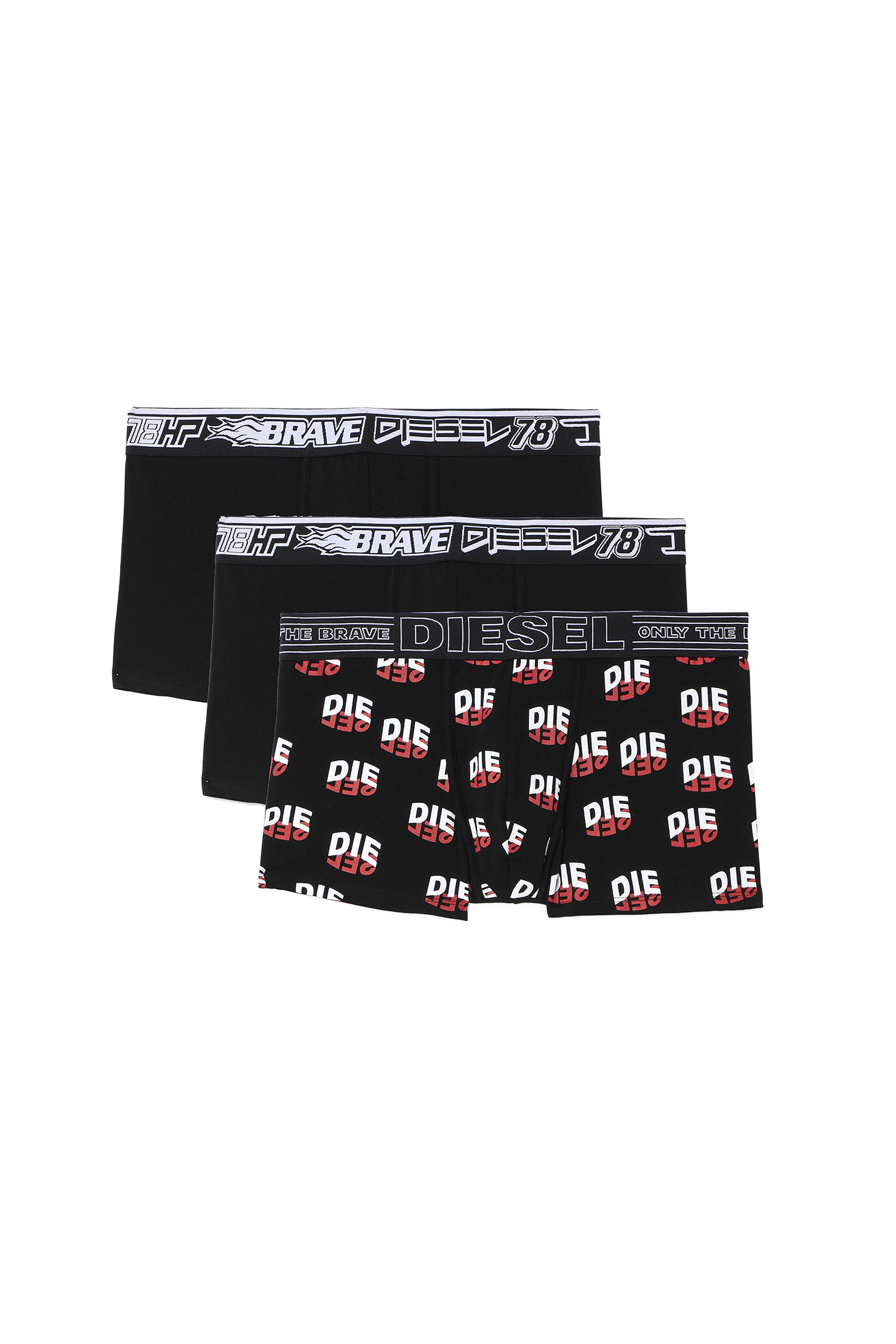 UMBX-DAMIENTHREEPACK, Black - Trunks