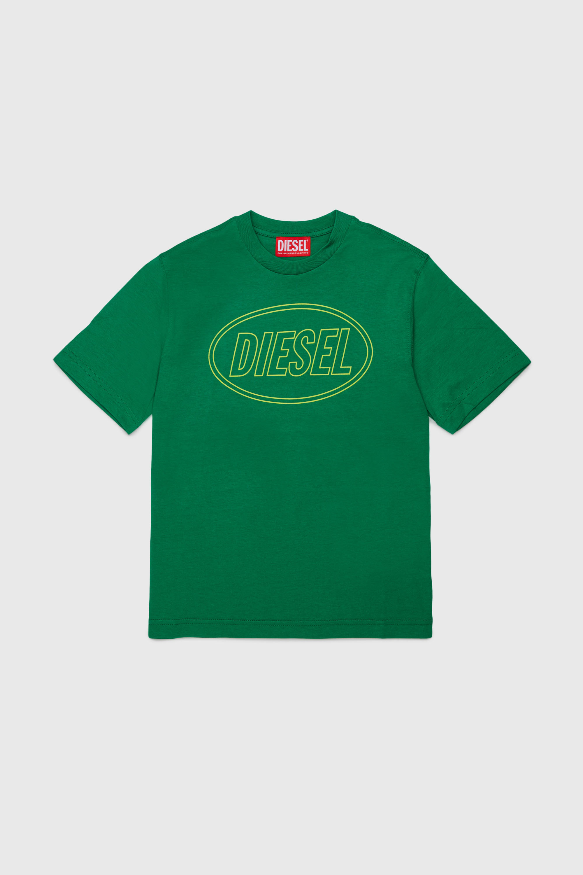 Cotton T-shirt with Diesel print