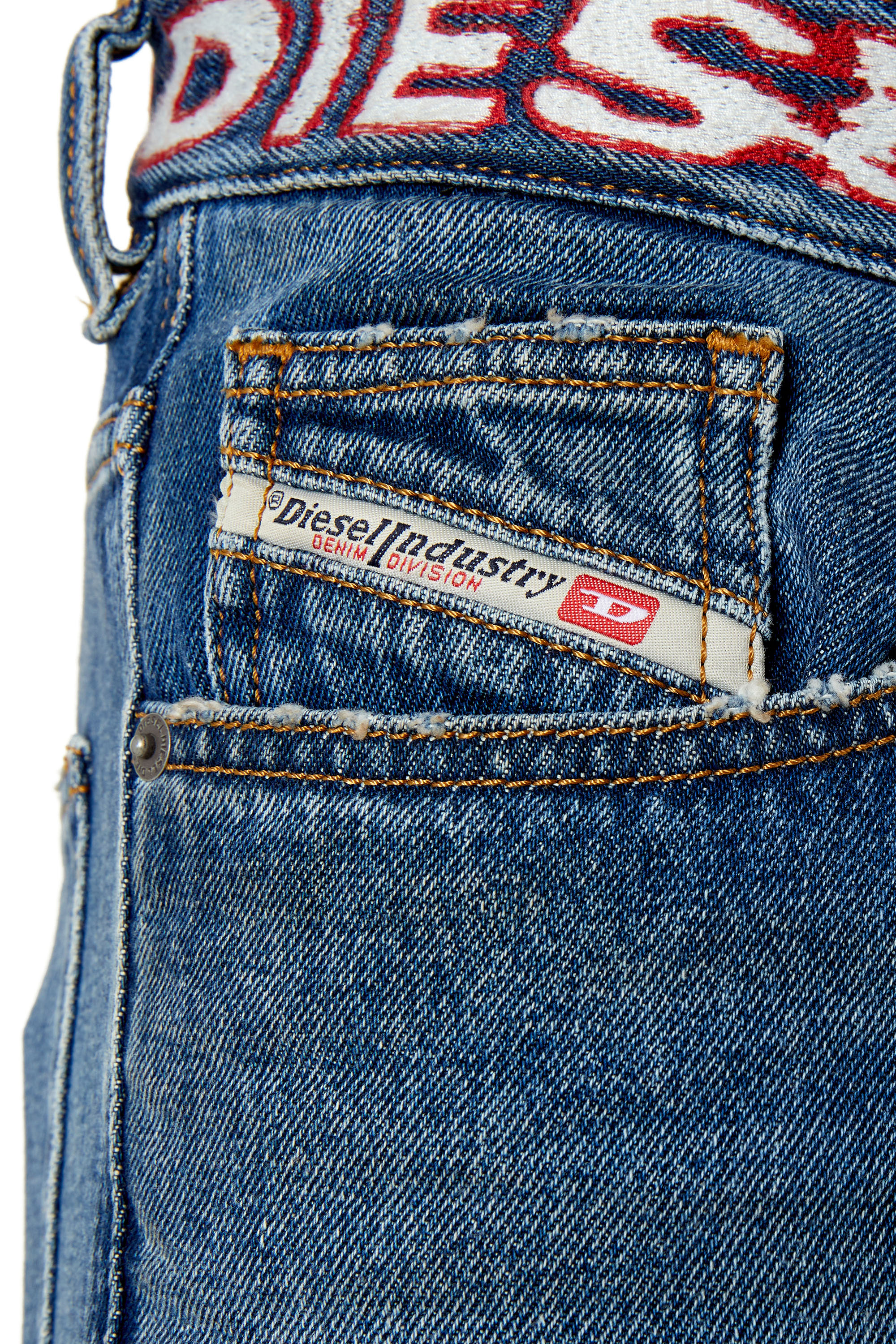 Diesel - 2010 D-Macs 007K9 Straight Jeans, Medium blue - Image 3